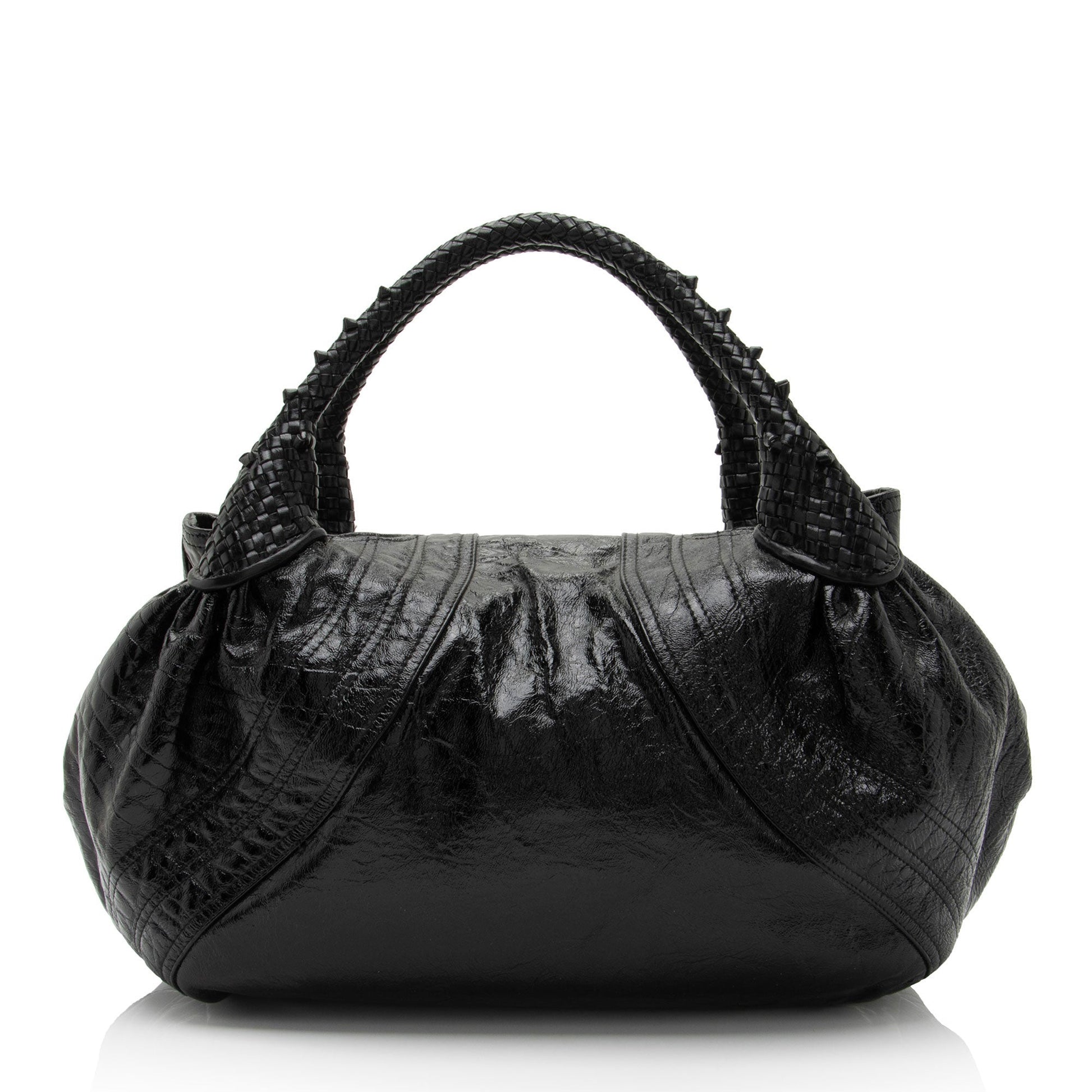 Fendi Spy Satchel Shf Pigqg6 Leather Patent Satchel Bag