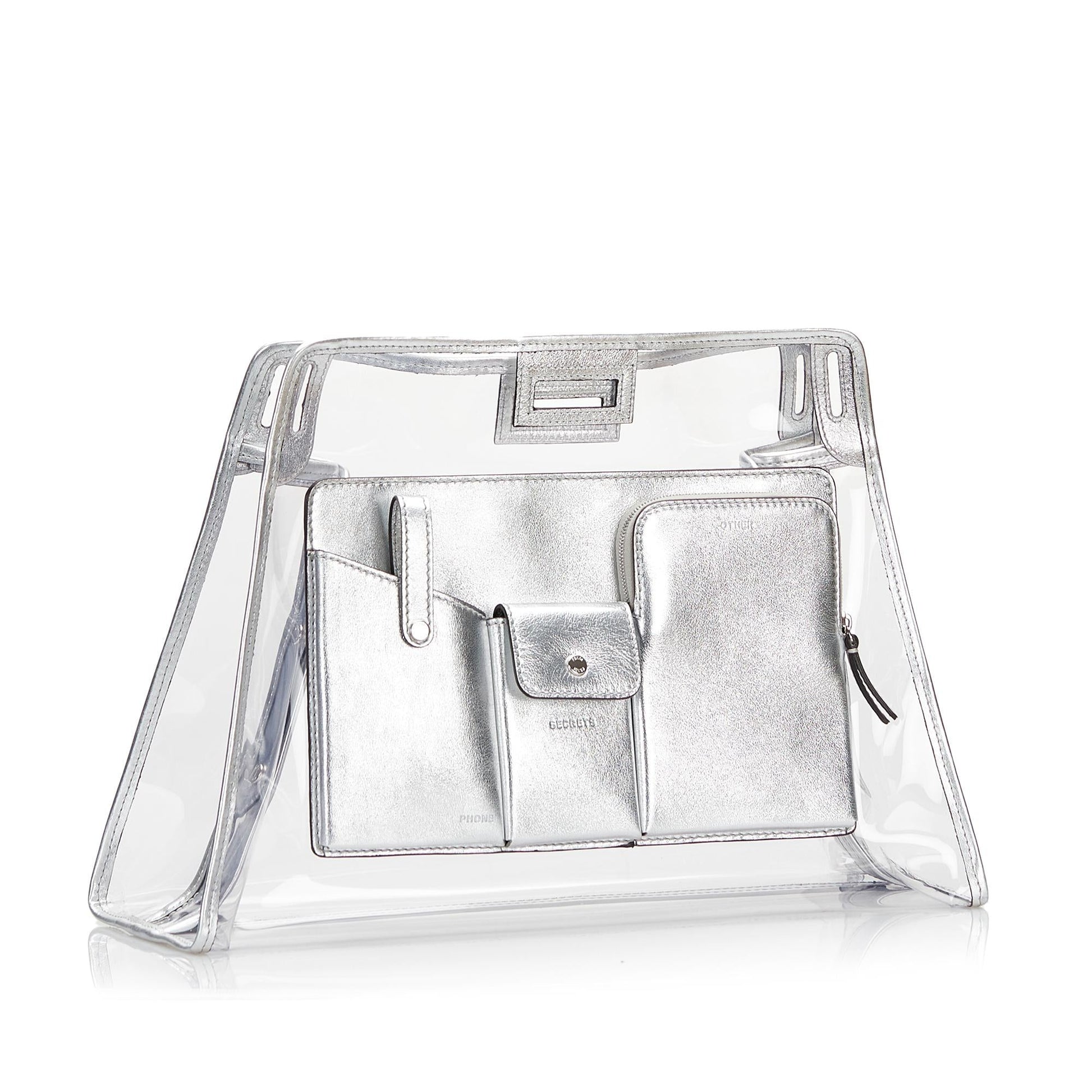 Fendi Peekaboo Defender Shg Vrysmd Tote Bag