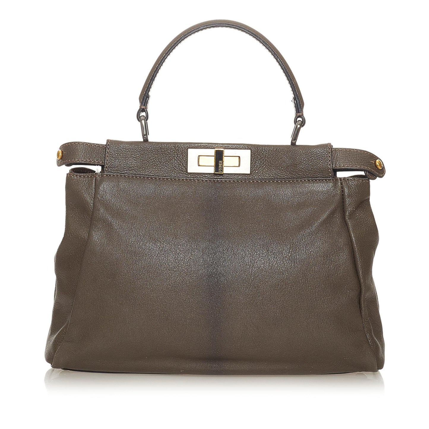 Fendi Peekaboo Satchel Shg Leather Satchel Bag Satchel Shg 27570