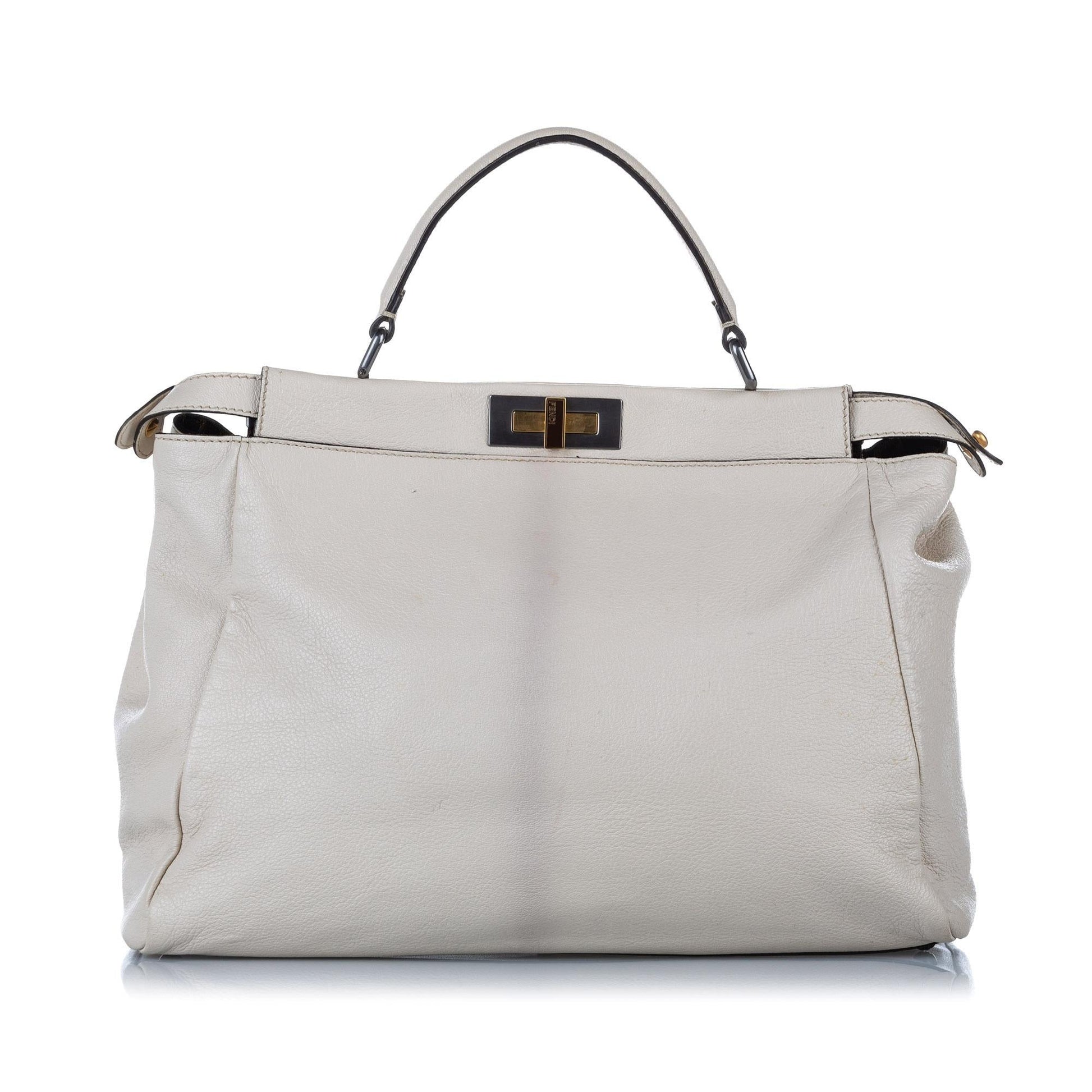 Fendi Peekaboo Satchel Shg Leather Satchel Bag Satchel Shg 32335