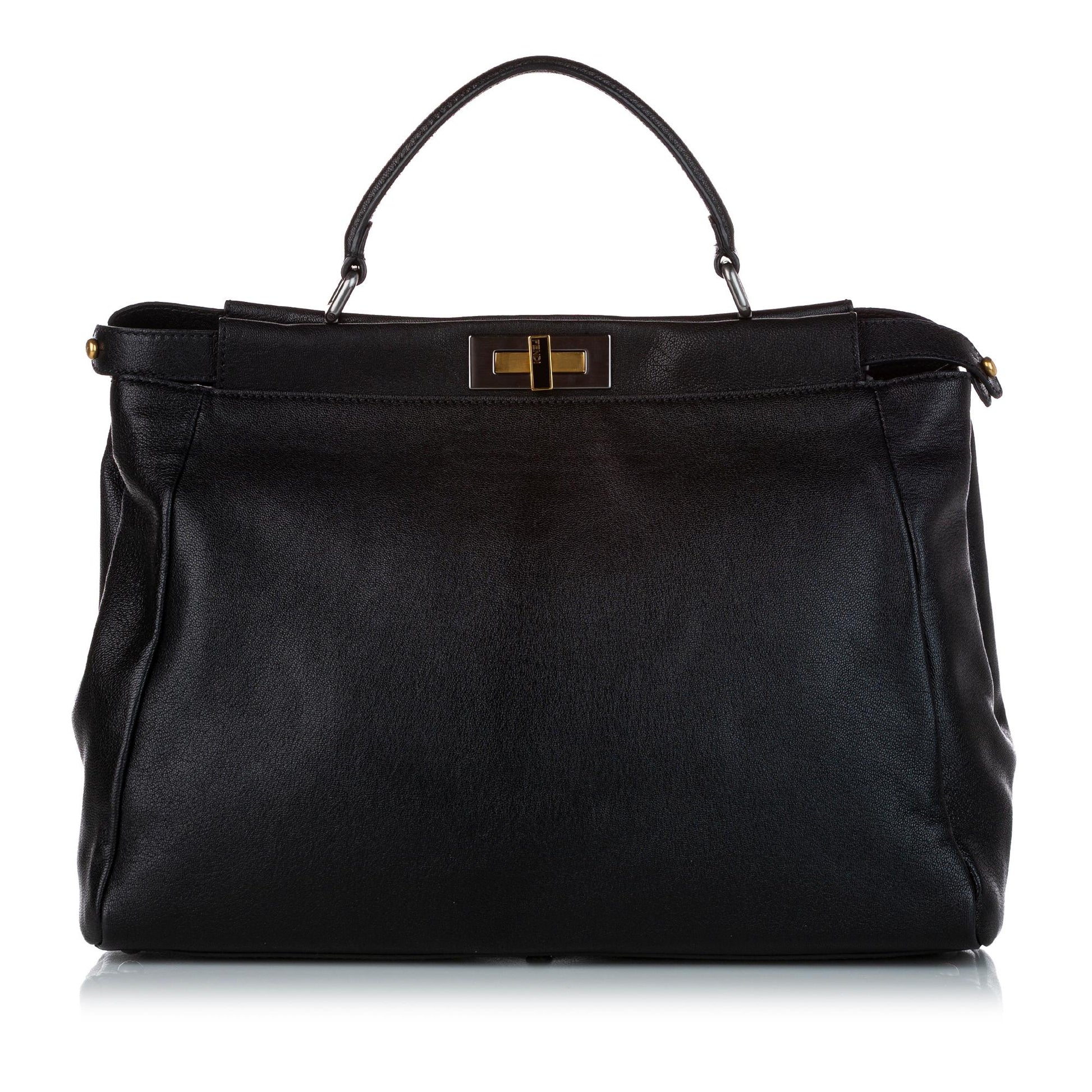 Fendi Peekaboo Satchel Shg Leather Satchel Bag Satchel Shg 32463