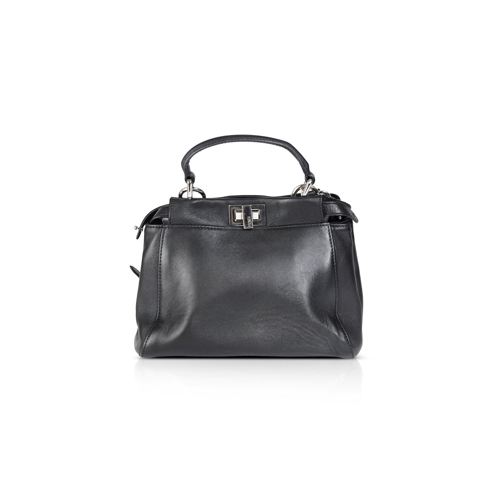 Fendi Peekaboo Monster Eyes Satchel Bag Mini Travel Bag