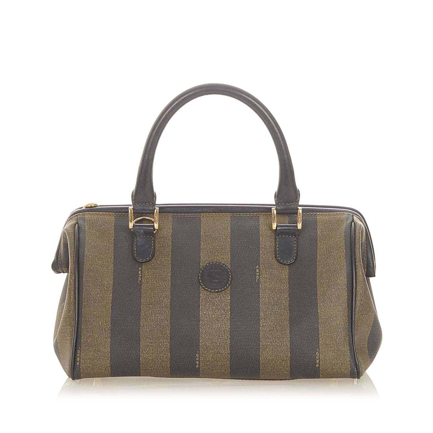 Fendi Pequin Boston Bag Shg Satchel Bag Bag Shg 19585