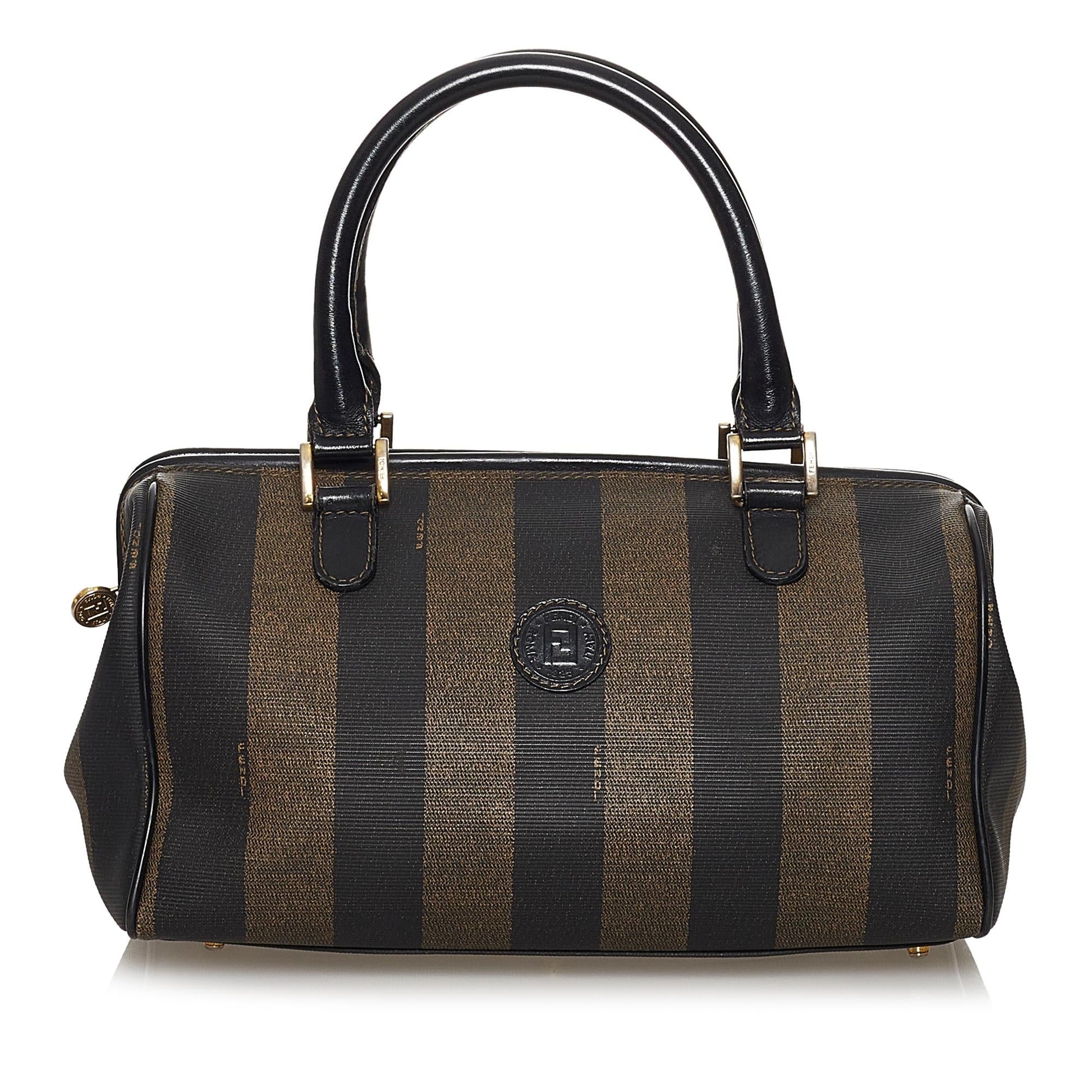 Fendi Pequin Boston Bag Shg Satchel Bag Bag Shg 30016