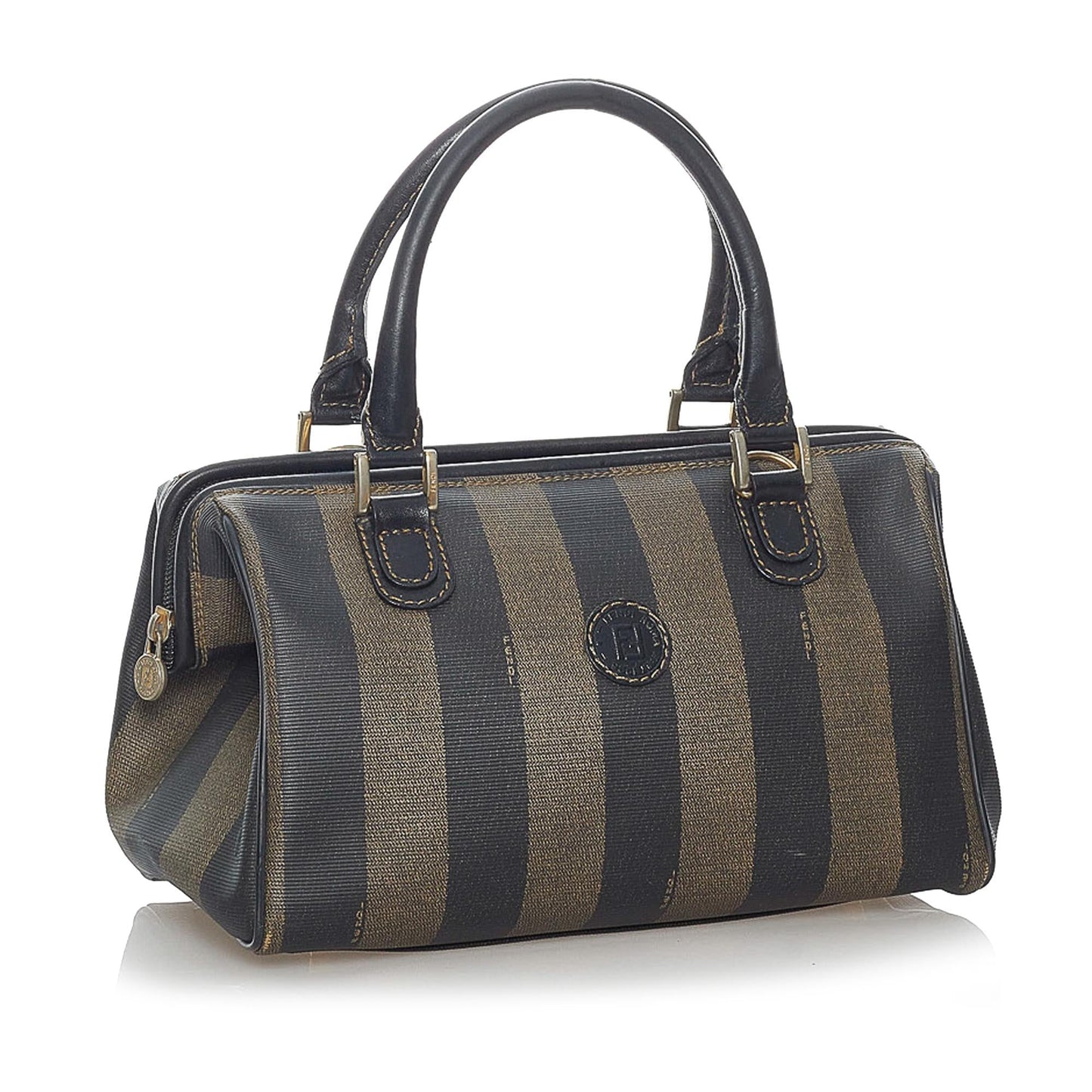 Fendi Pequin Boston Bag Shg Satchel Bag Bag Shg 30791