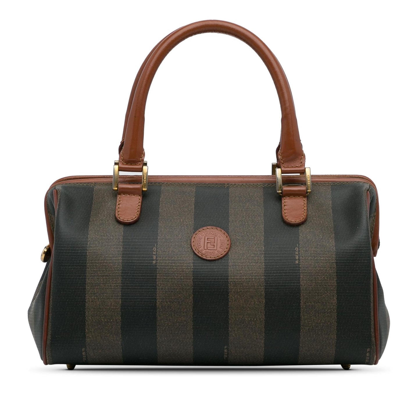 Fendi Pequin Boston Bag Shg Tpebc4 Satchel Bag