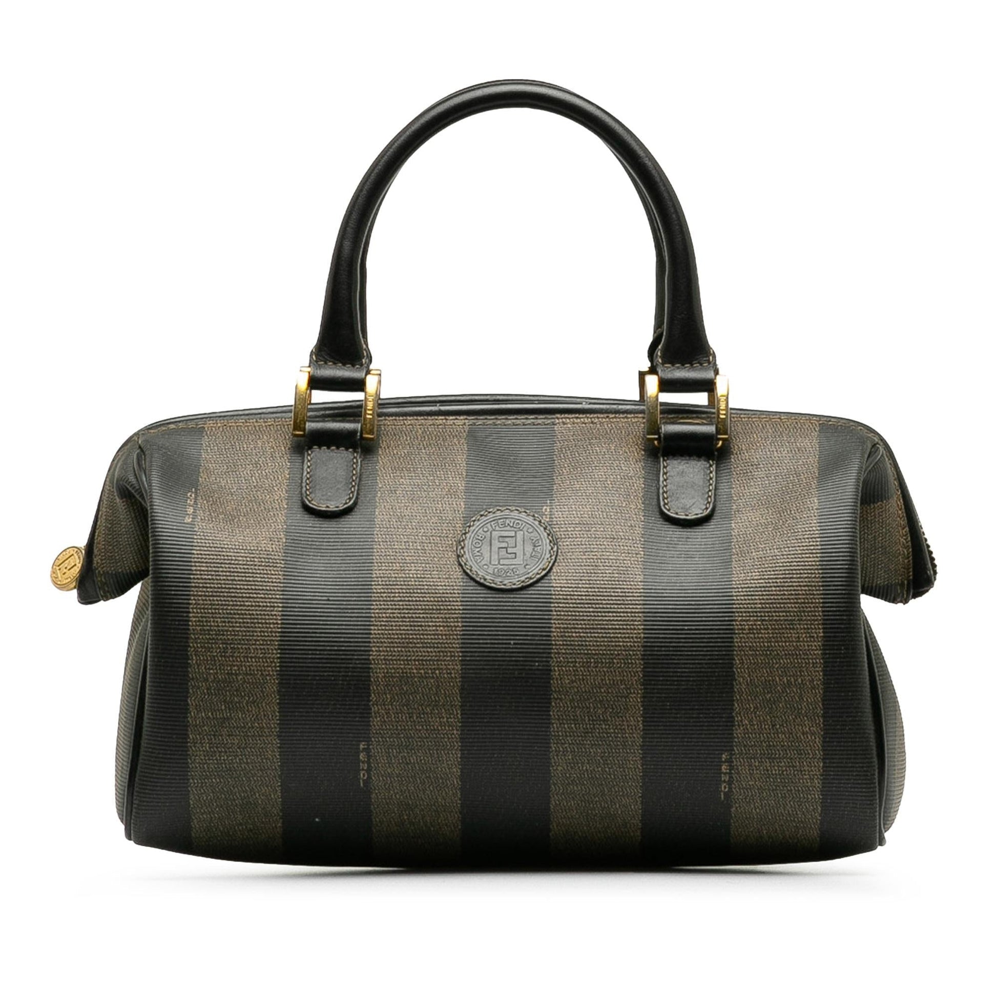 Fendi Pequin Boston Bag Shg Jgu7Pb Satchel Bag