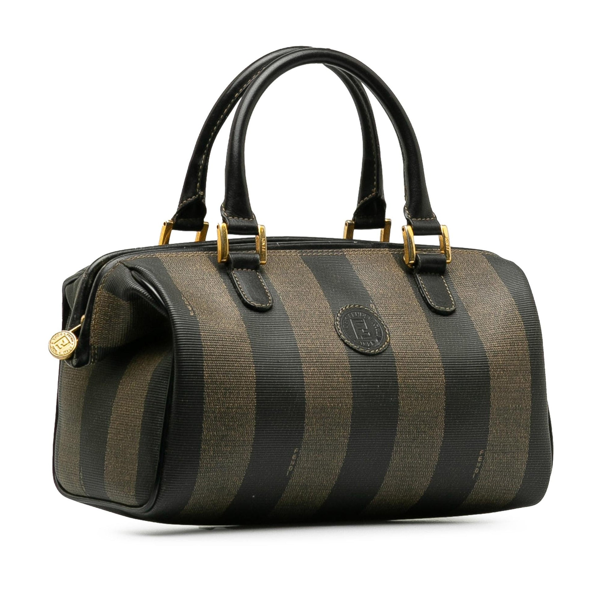 Fendi Pequin Boston Bag Shg Jgu7Pb Satchel Bag