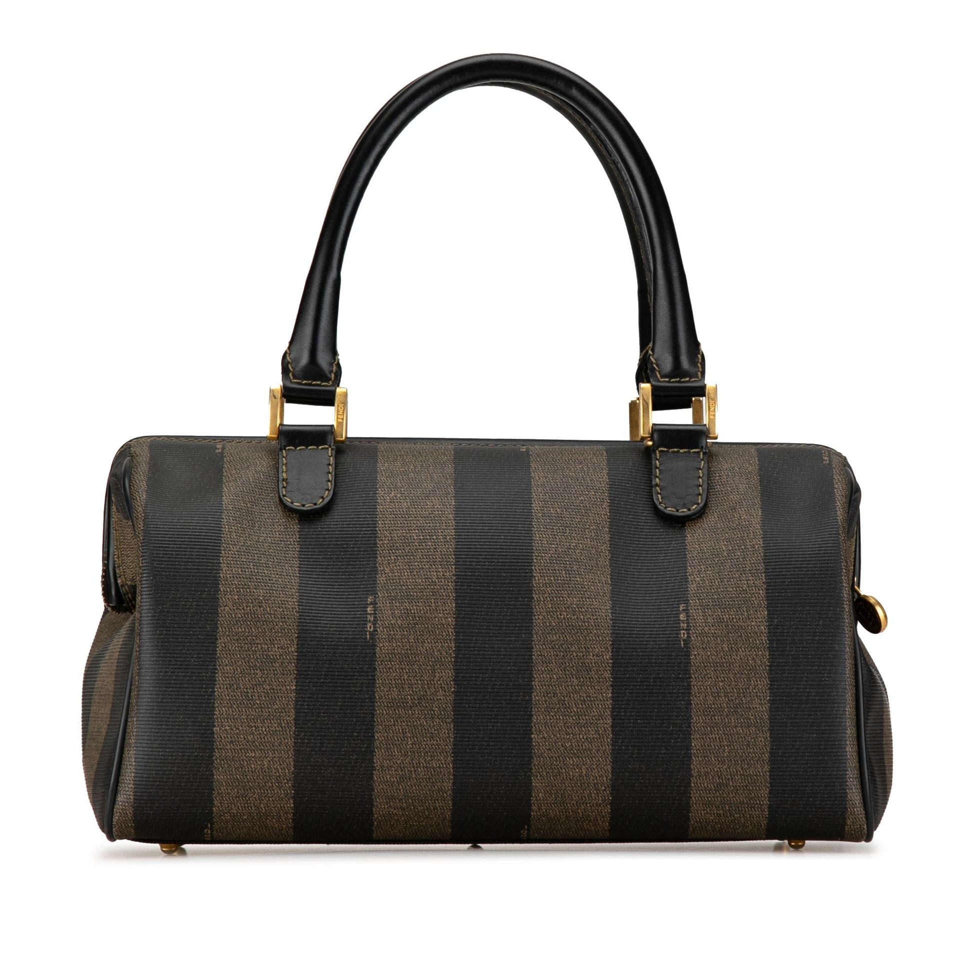 Fendi Pequin Boston Bag Shg S80Ccj Satchel Bag