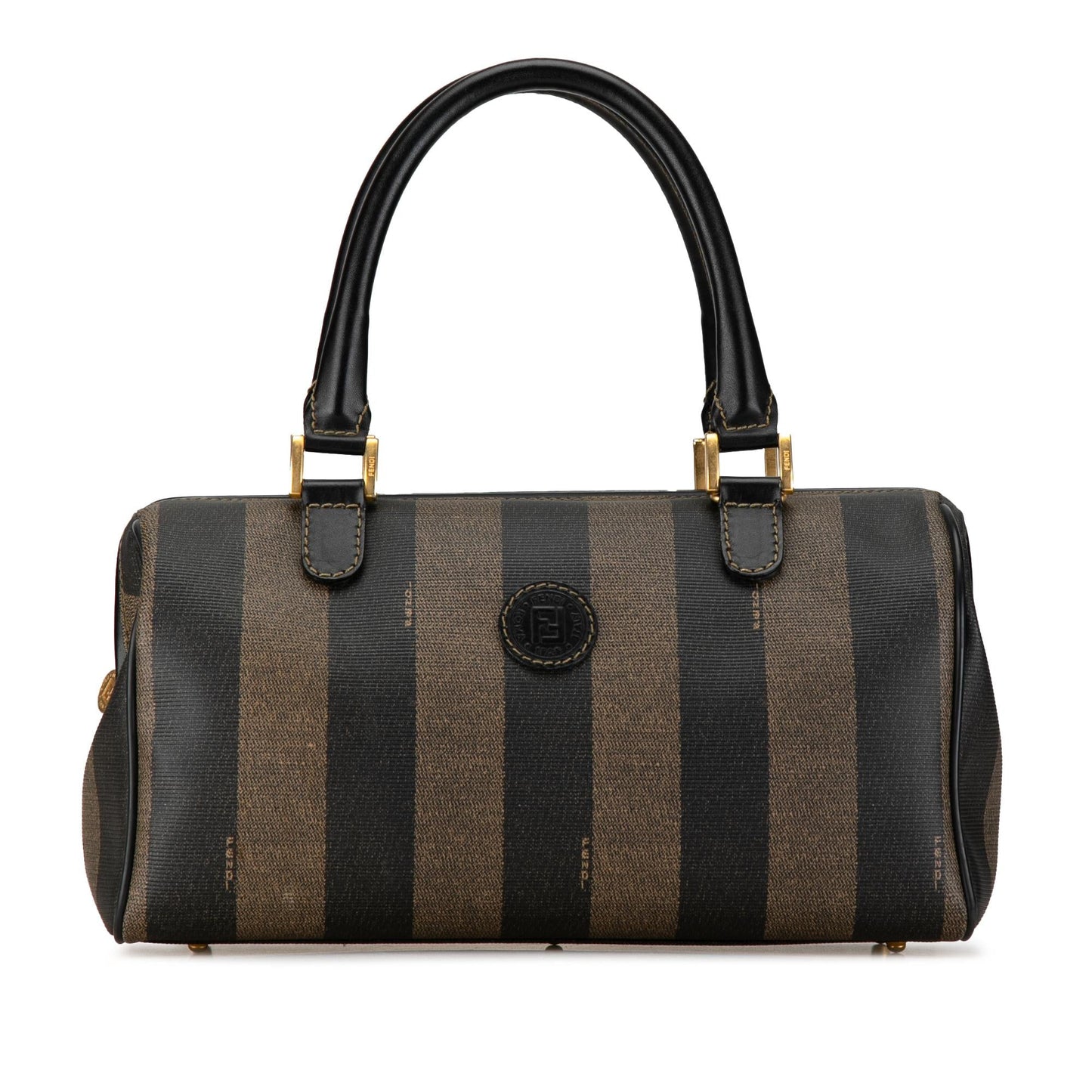 Fendi Pequin Boston Bag Shg S80Ccj Satchel Bag