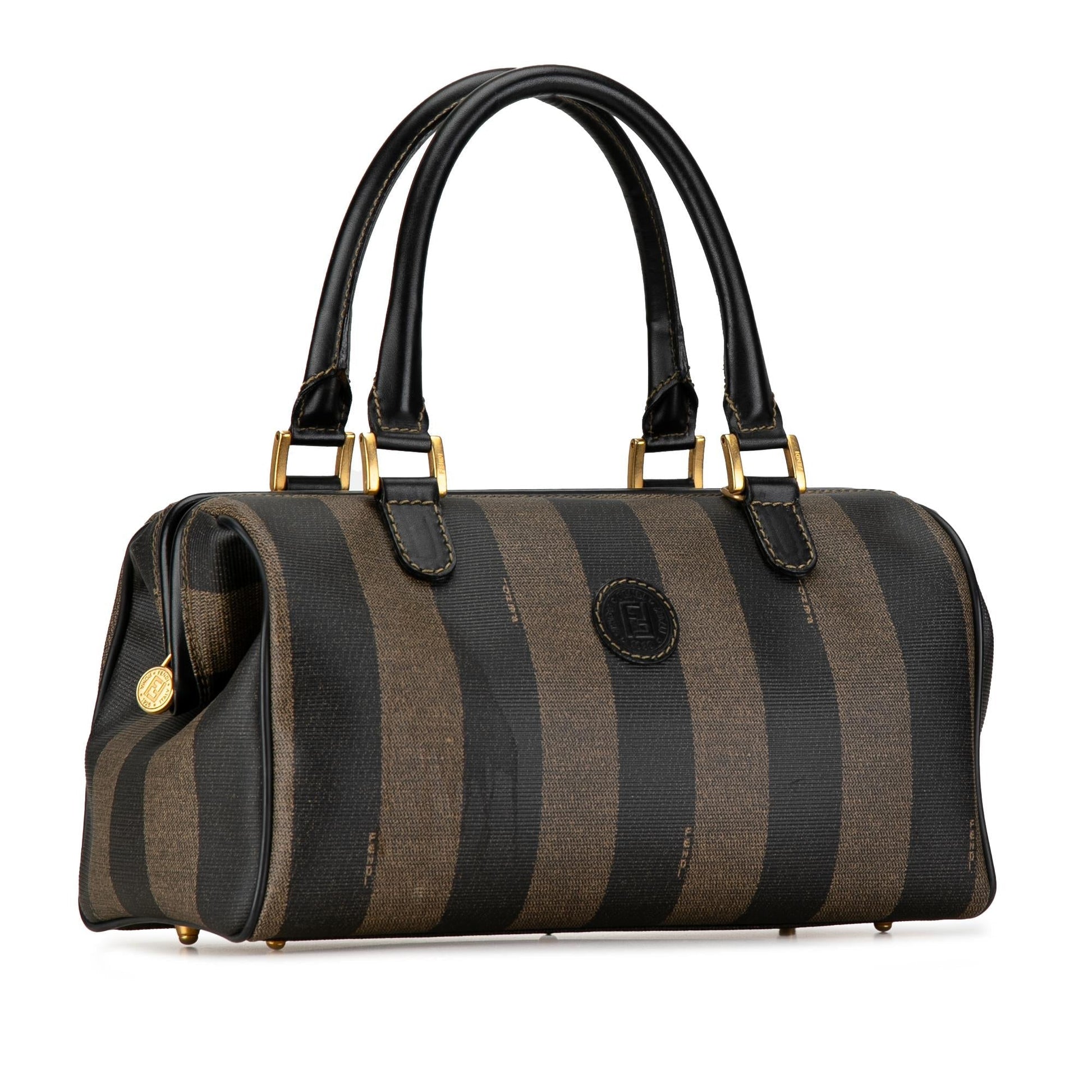 Fendi Pequin Boston Bag Shg S80Ccj Satchel Bag