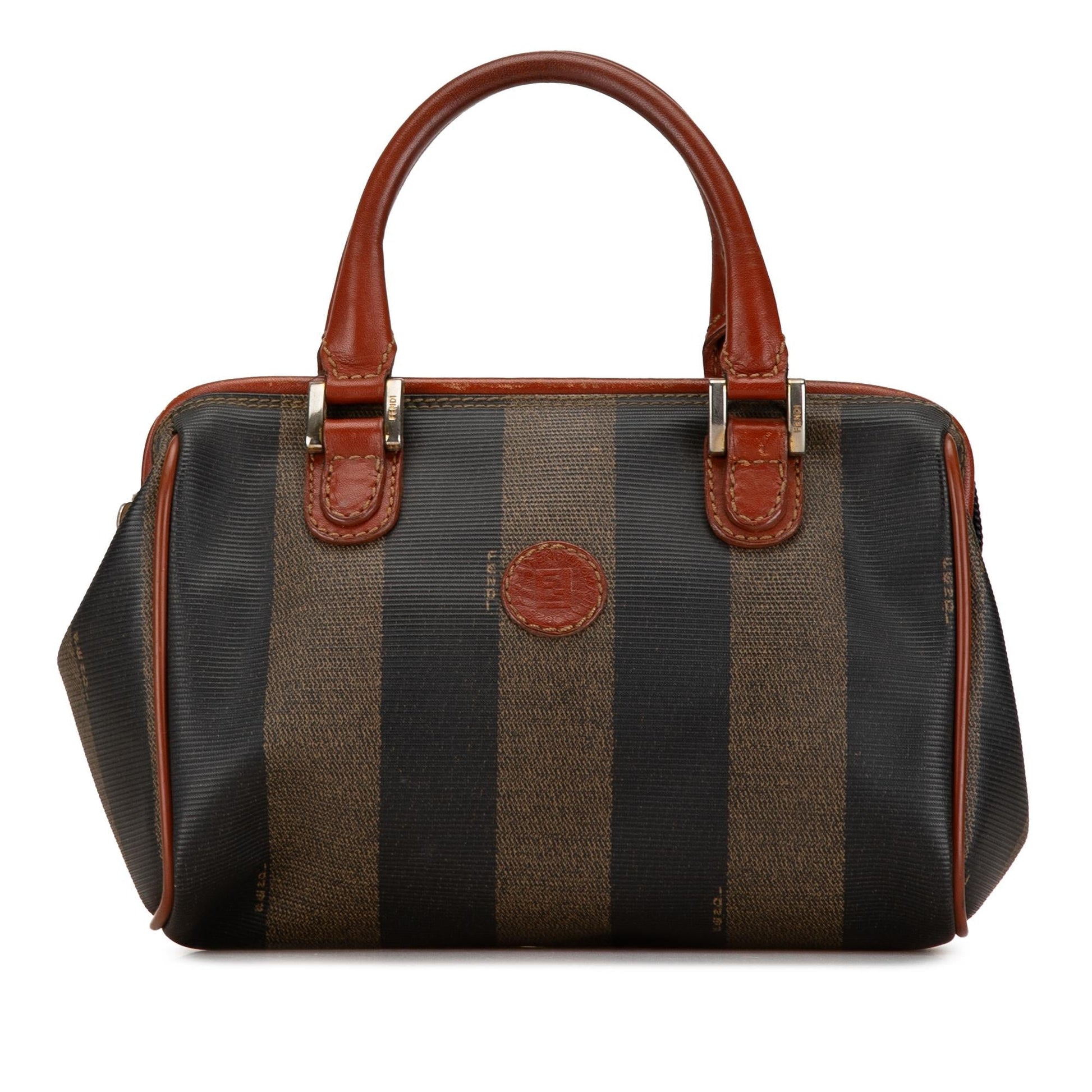 Fendi Pequin Boston Bag Shg 7Nspwk Satchel Bag