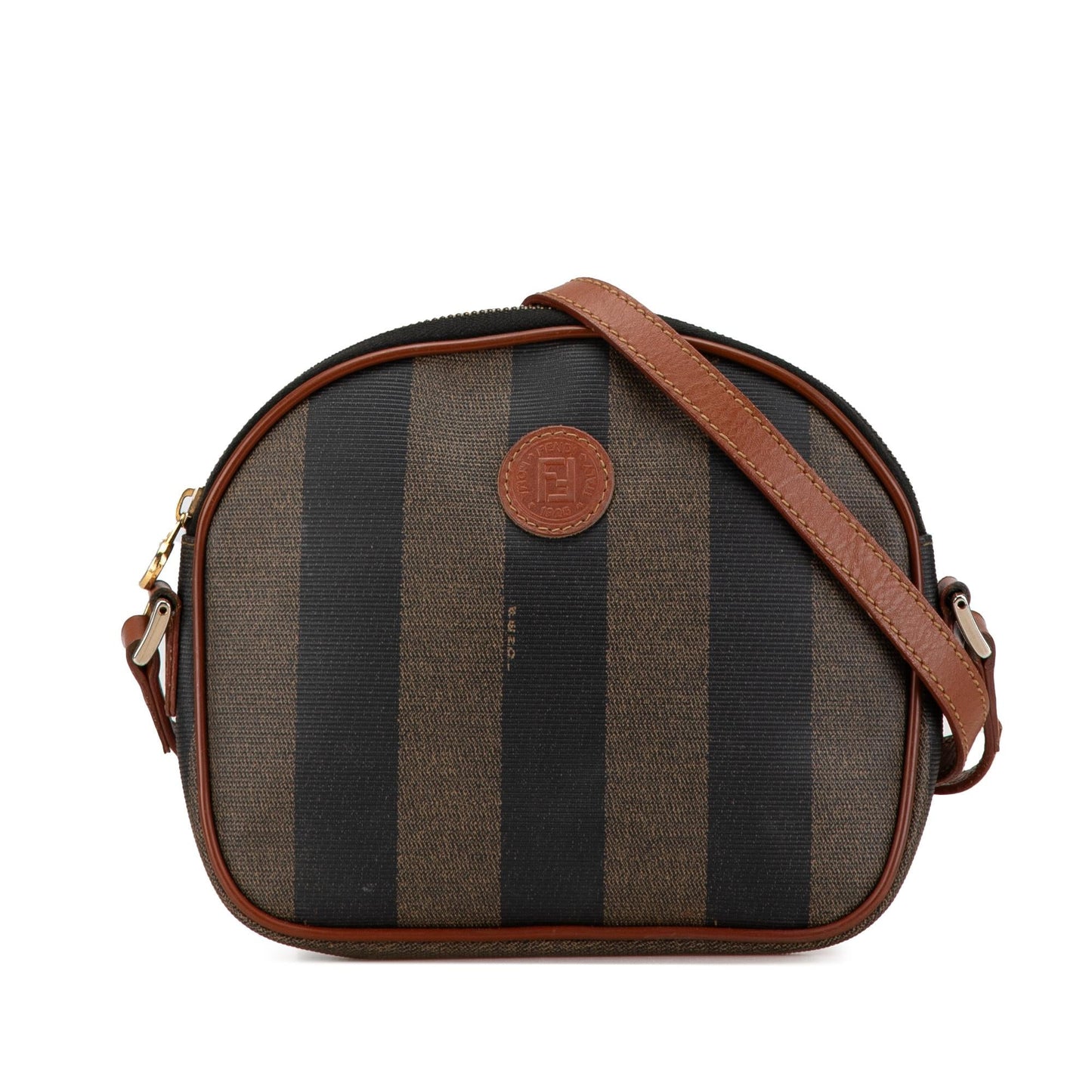Fendi Pequin Coated Crossbody Shg Uzy5Af Canvas Crossbody Bag
