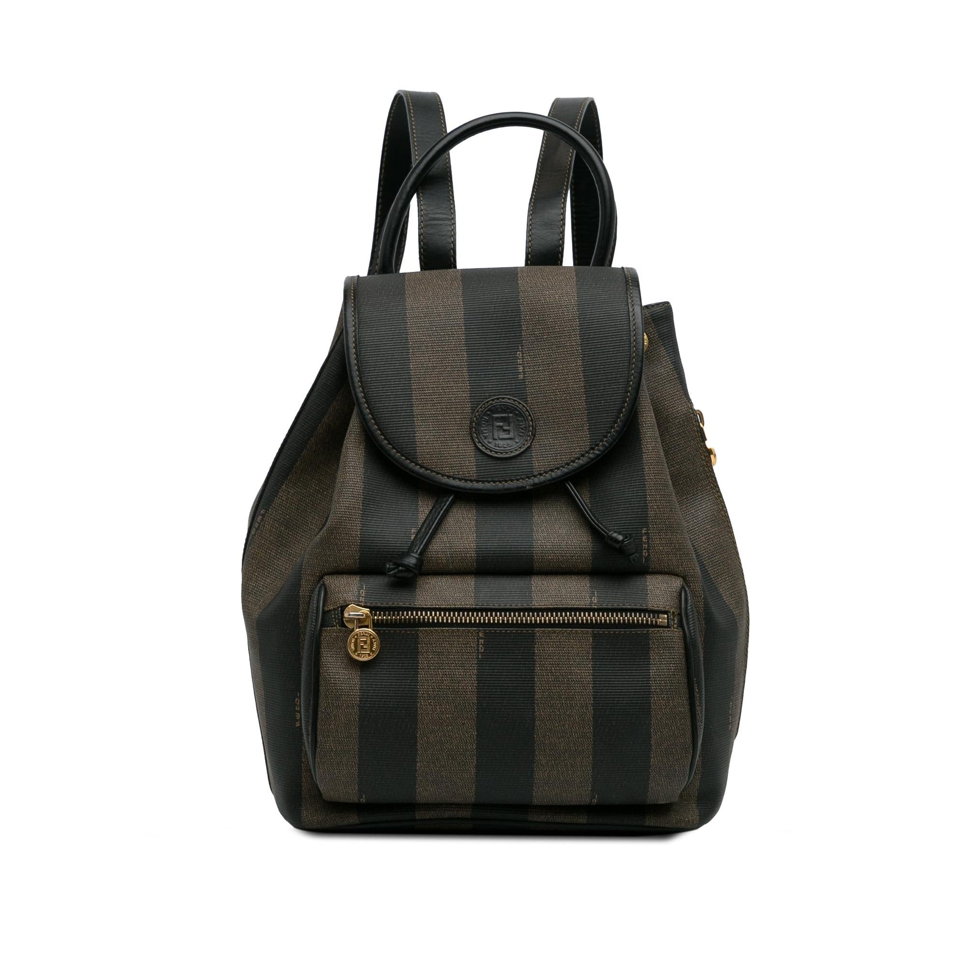 Fendi Pequin Drawstring Backpack Shg 9J Ot