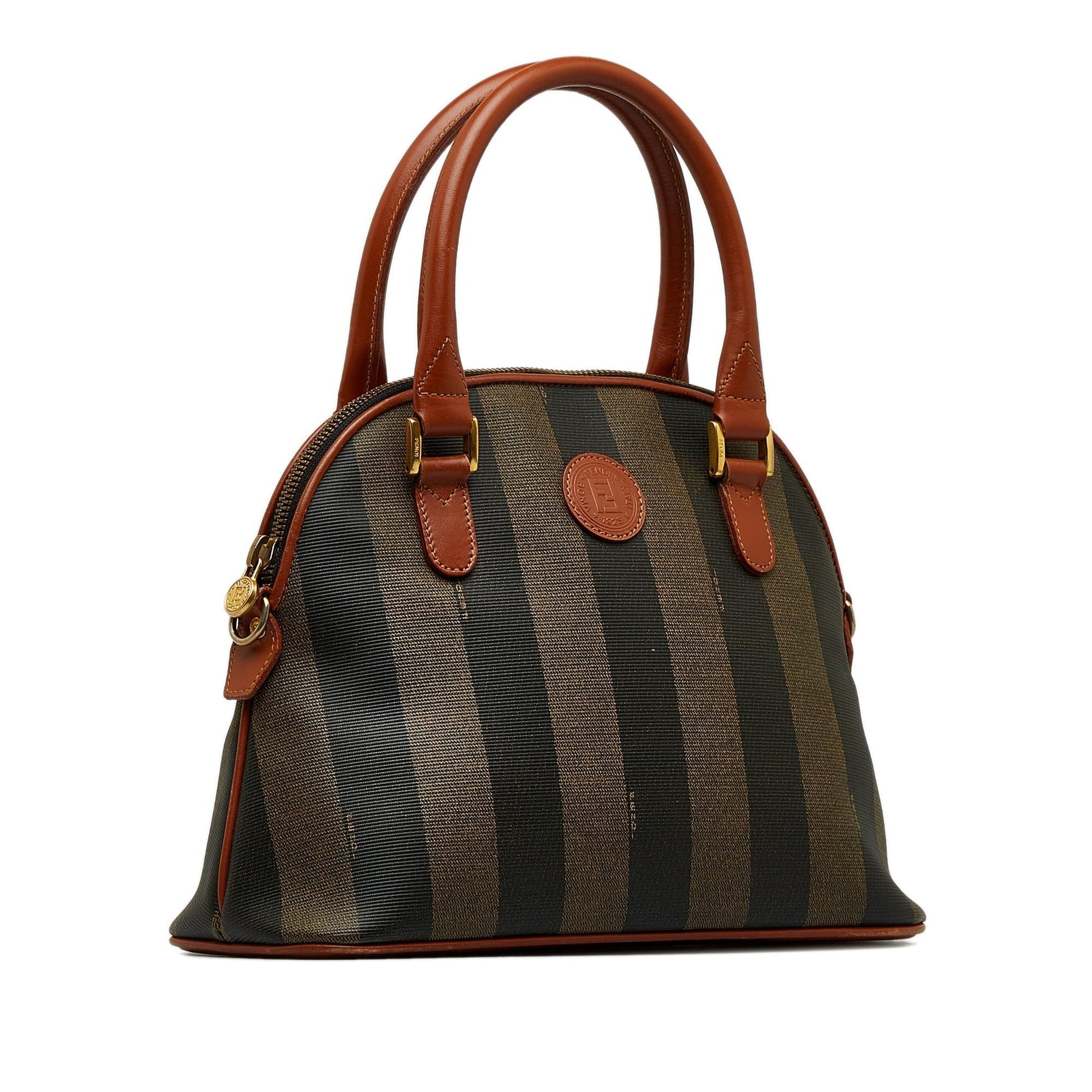 Fendi Pequin Handbag Shg Wexv2O Satchel Bag