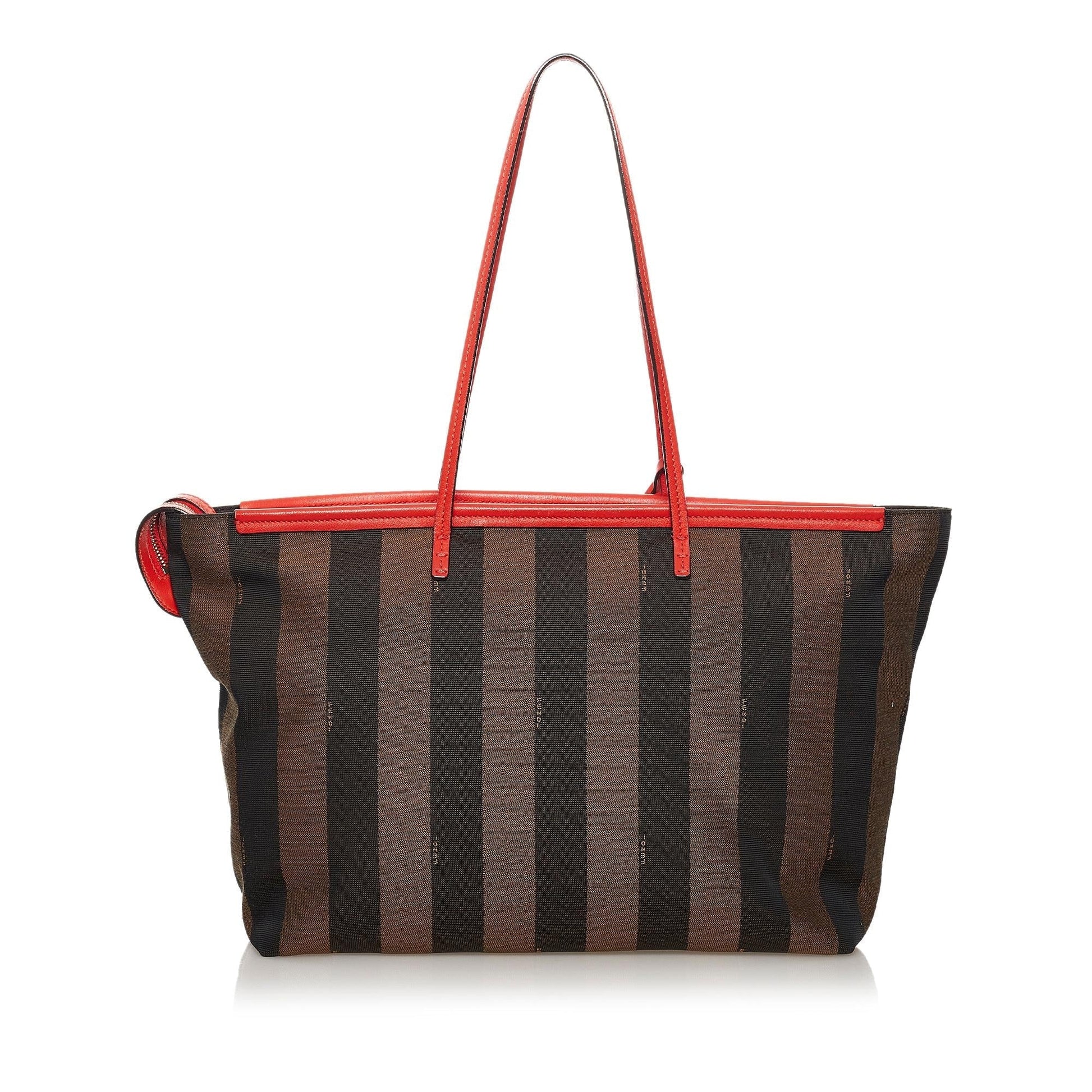 Fendi Pequin Tote Bag Shg Bag Shg 32779