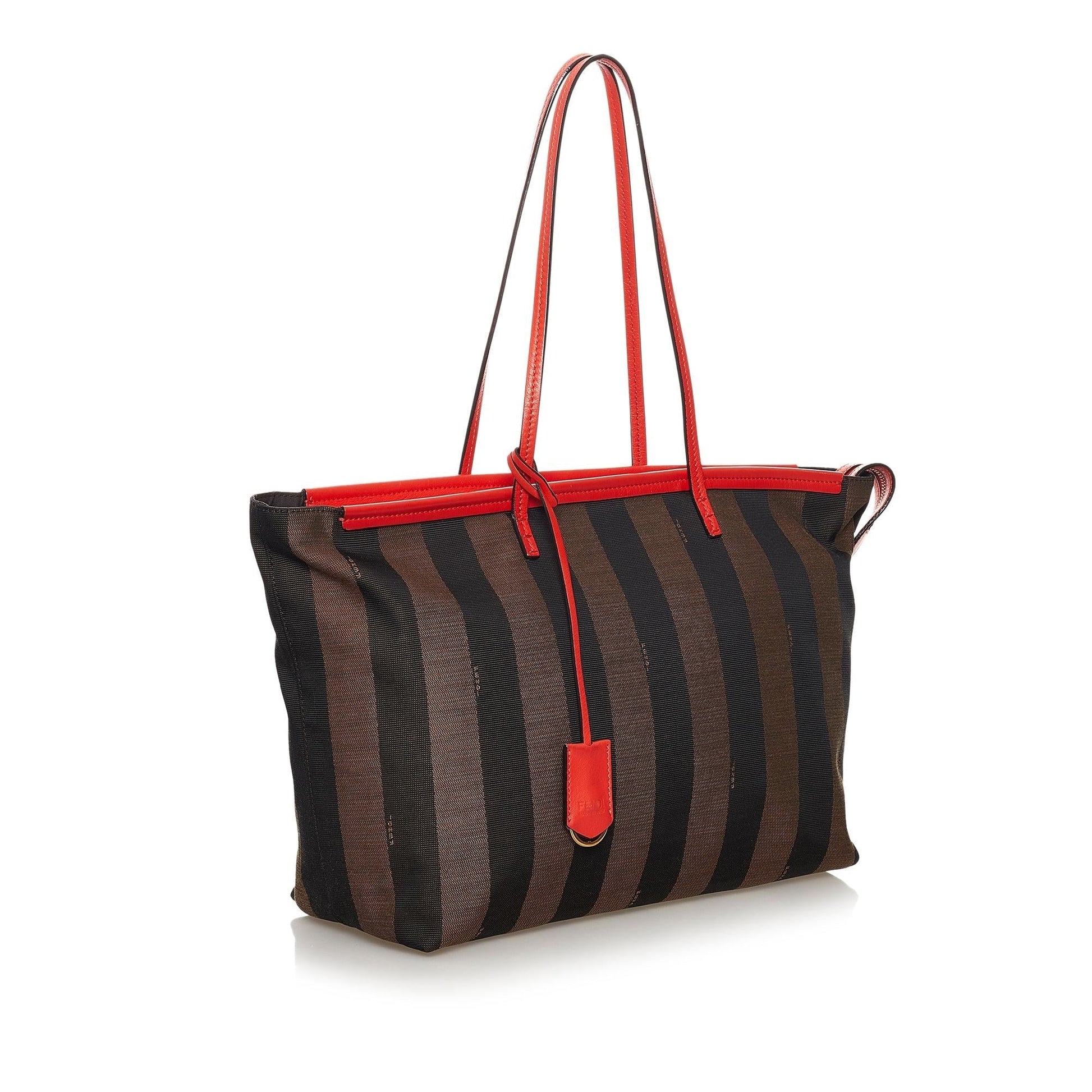 Fendi Pequin Tote Bag Shg Bag Shg 32779