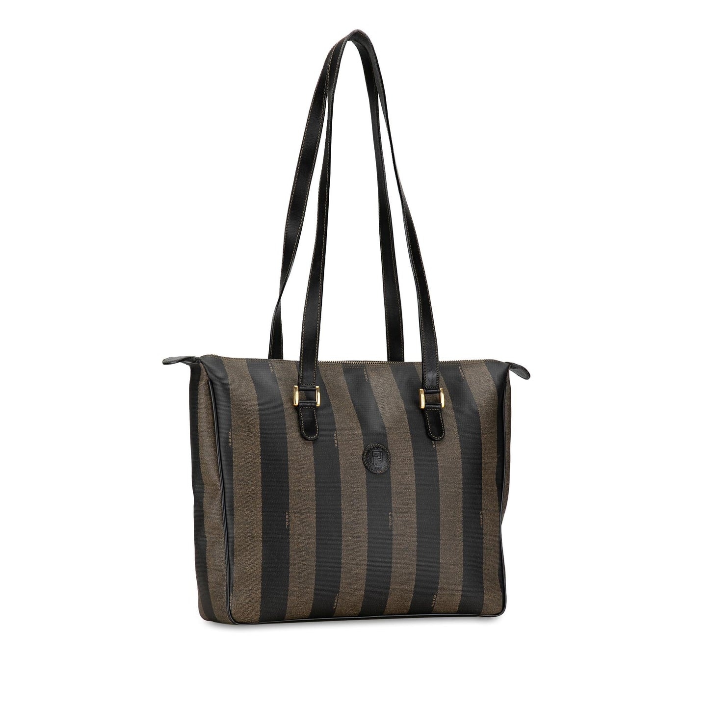 Fendi Pequin Tote Shg Fyvgun Tote Bag