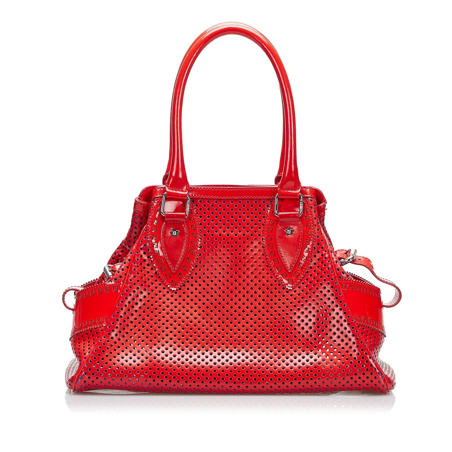 Fendi Perforated De Jour Handbag Shg Svcl4M Satchel Bag