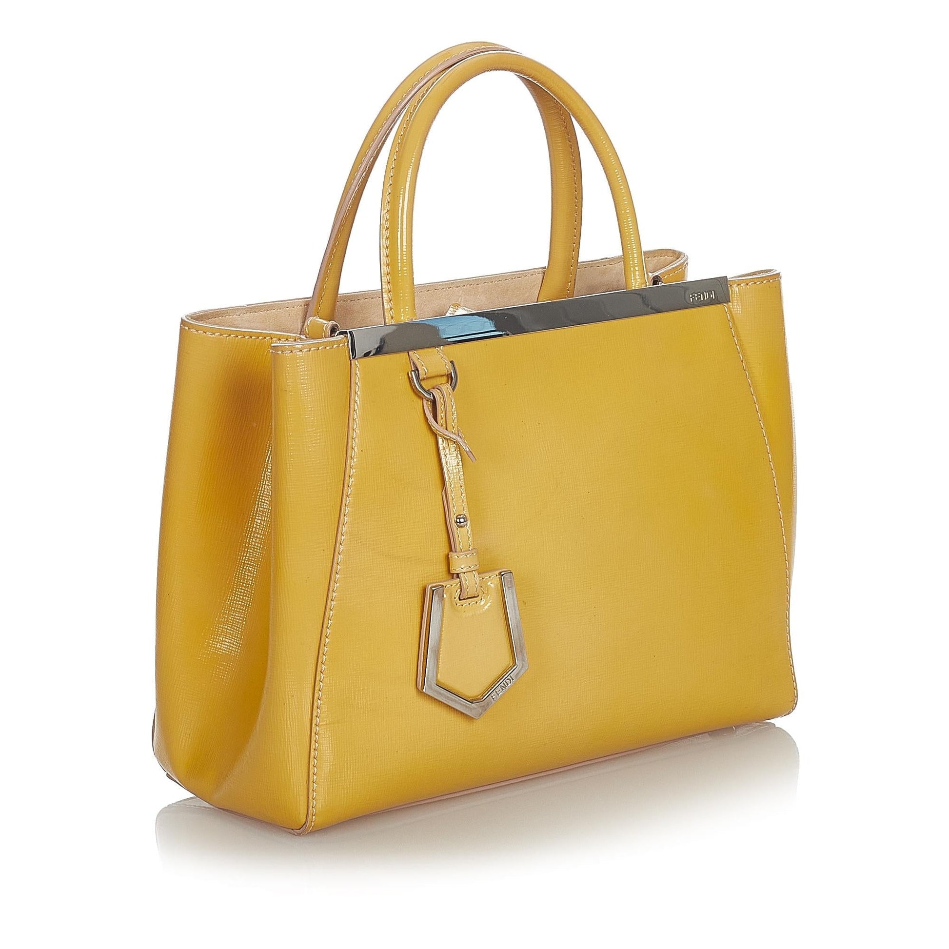 Fendi Petit 2Jours Handbag Shg Leather Satchel Bag Handbag Shg 31978