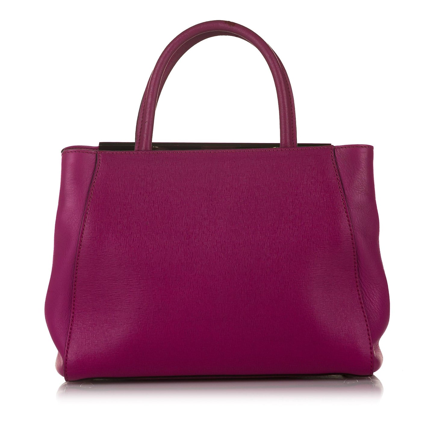 Fendi Petit 2Jours Handbag Shg Leather Satchel Bag