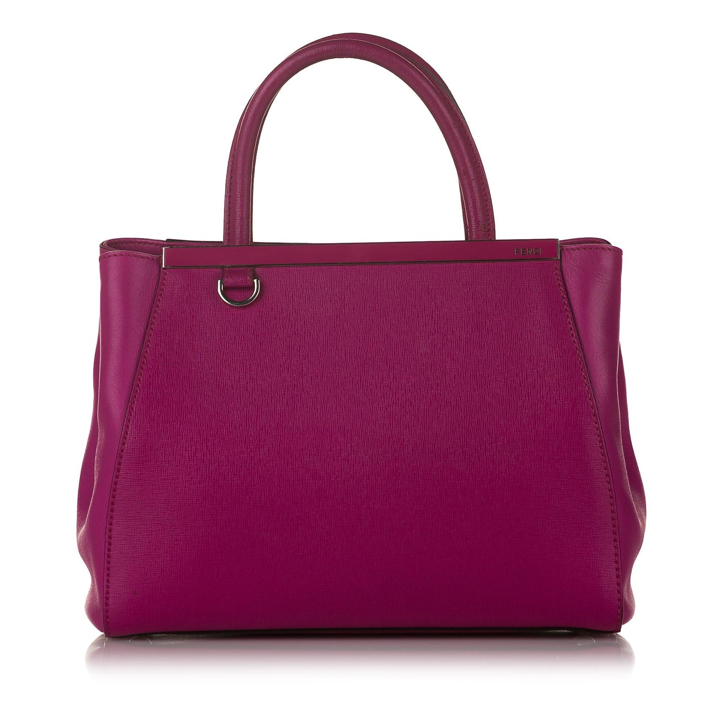 Fendi Petit 2Jours Handbag Shg Leather Satchel Bag