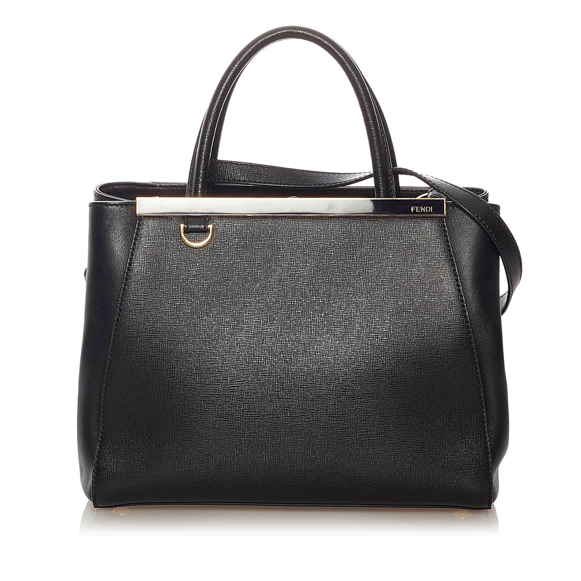 Fendi Petit 2Jours Satchel Shg Leather Satchel Bag Satchel Shg 27993