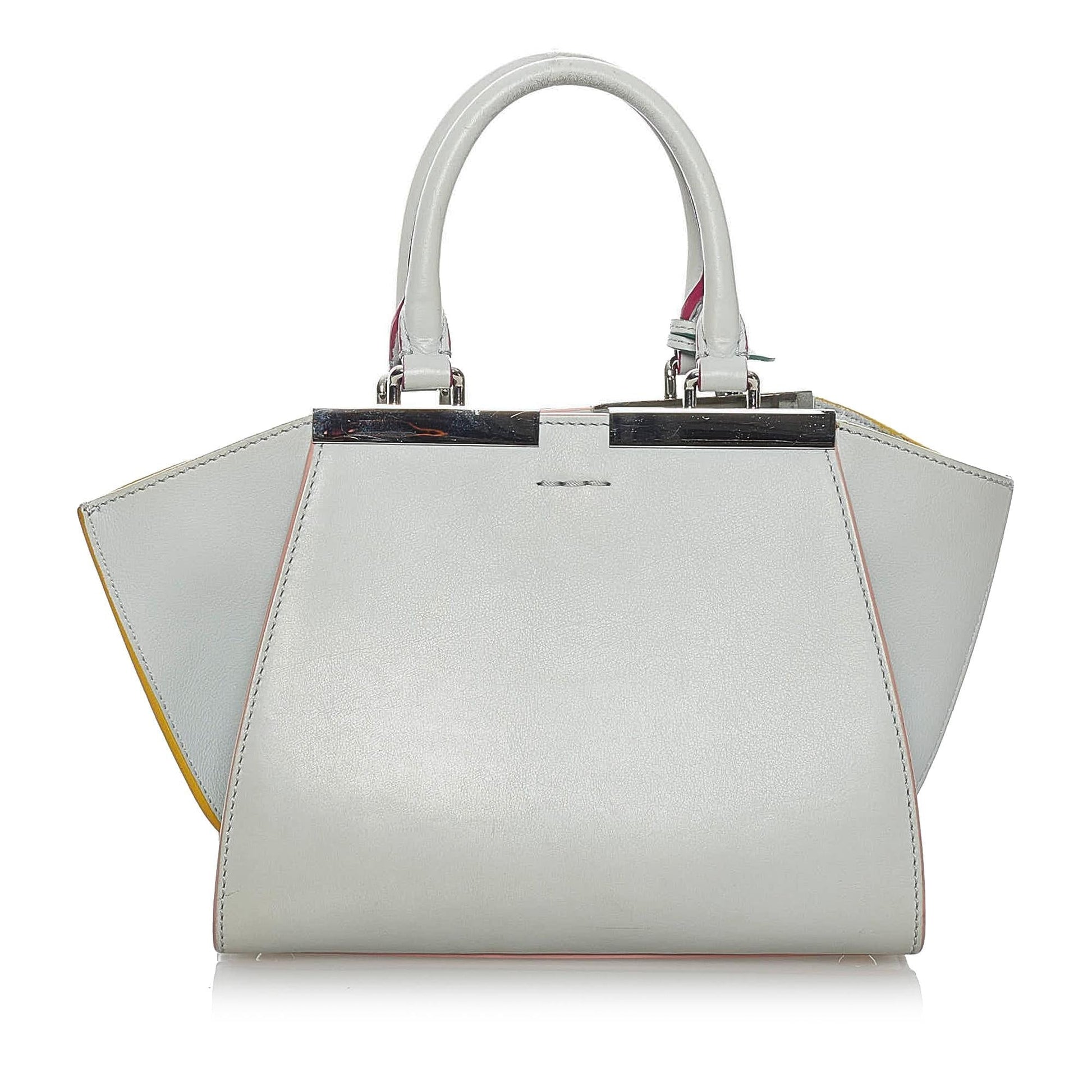 Fendi Petite 3Jours Handbag Shg Leather Satchel Bag