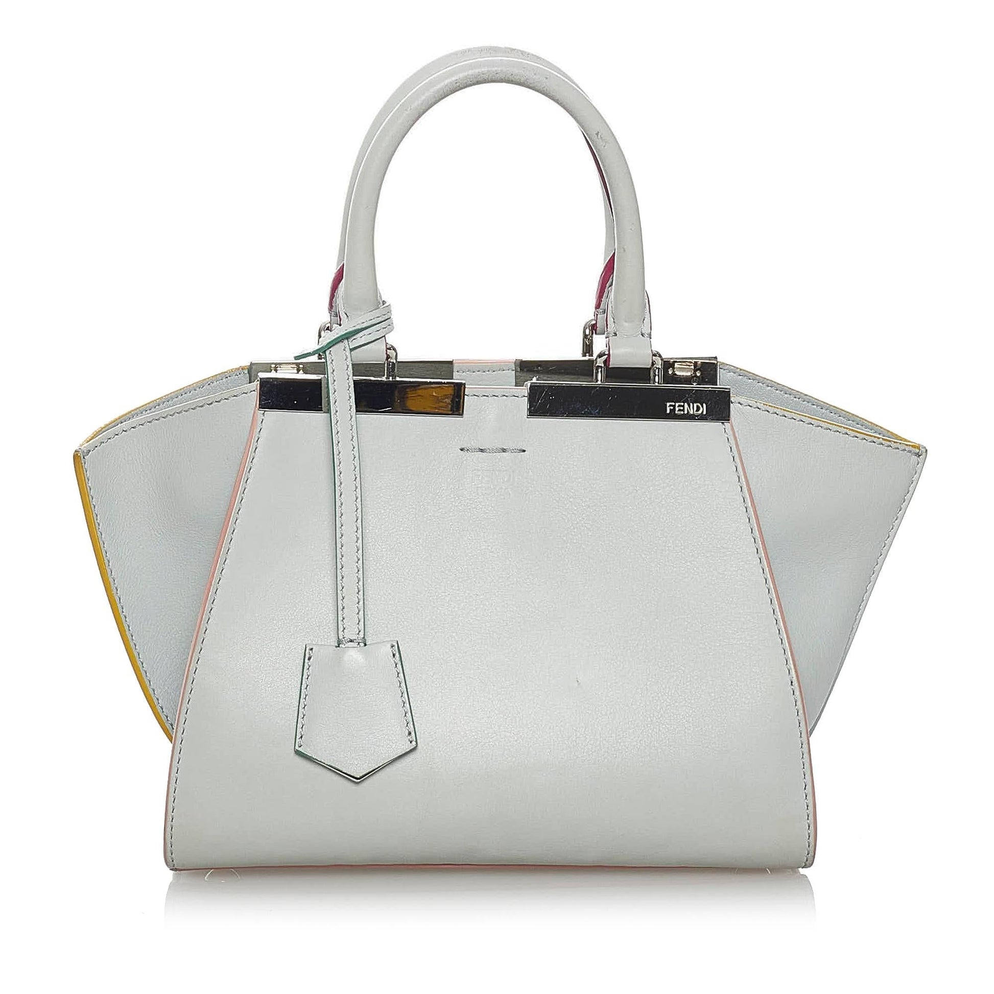 Fendi Petite 3Jours Handbag Shg Leather Satchel Bag