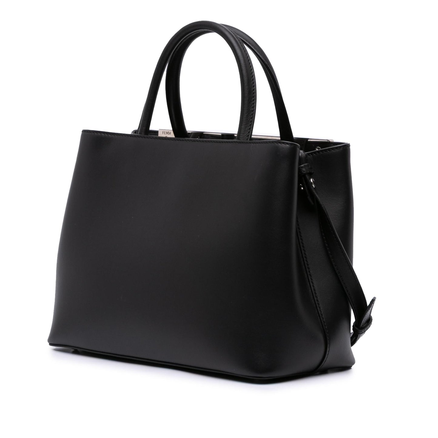 Fendi Petite Studded 2Jours Satchel Leather Satchel Bag