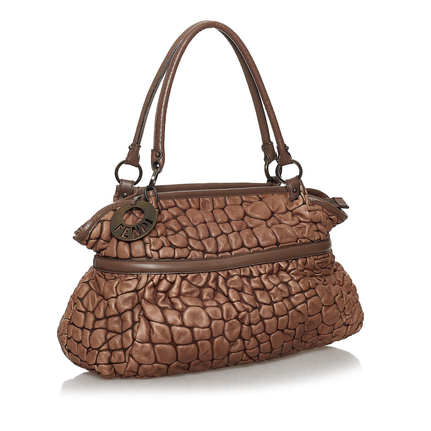 Fendi Puckered Bubble Chef Shoulder Bag Shg Leather Bag Shg 30185