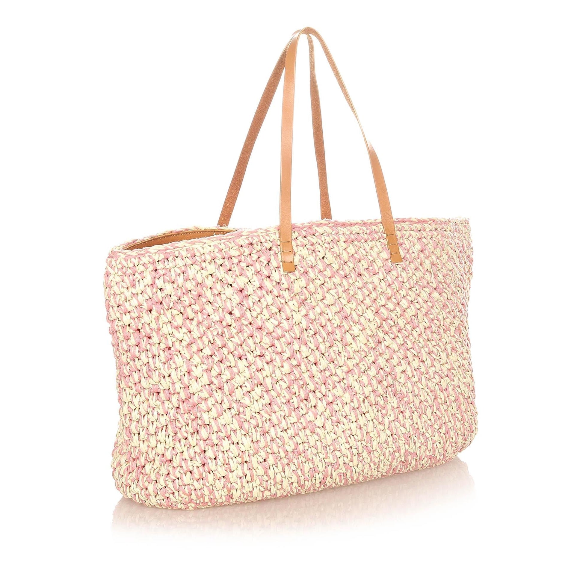Fendi Tote Bag Shg Raffia