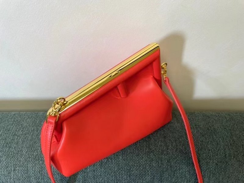 Fendi Fendi Red Leather Bag Bfnd9947 Travel Bag