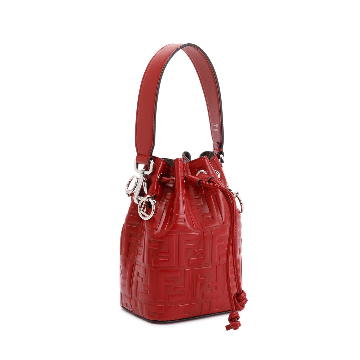 Fendi Mon Tresor Bag Red Mini Bucket Bag