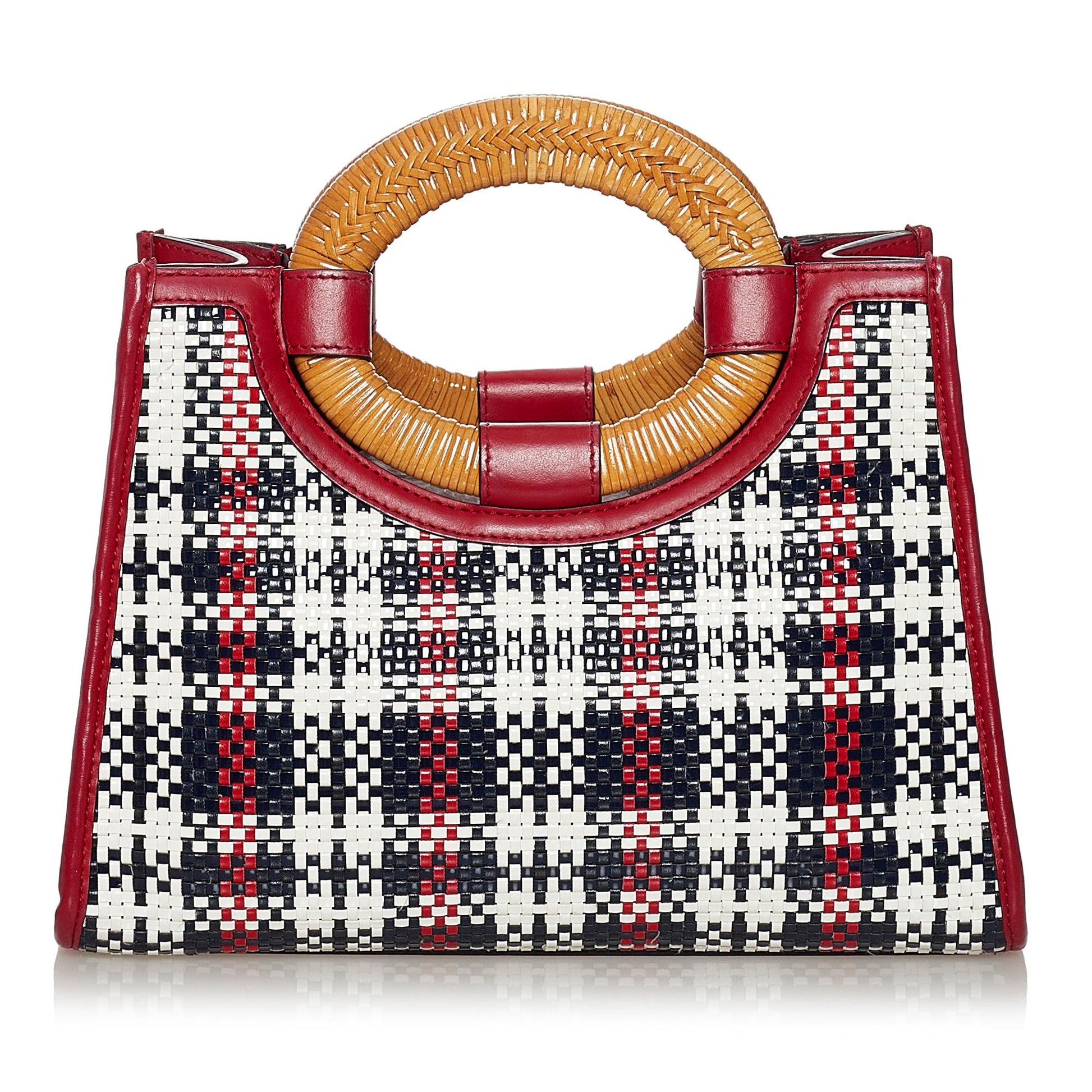 Fendi Runaway Tartan Plaid Satchel Shg Satchel Bag Satchel Shg 33225