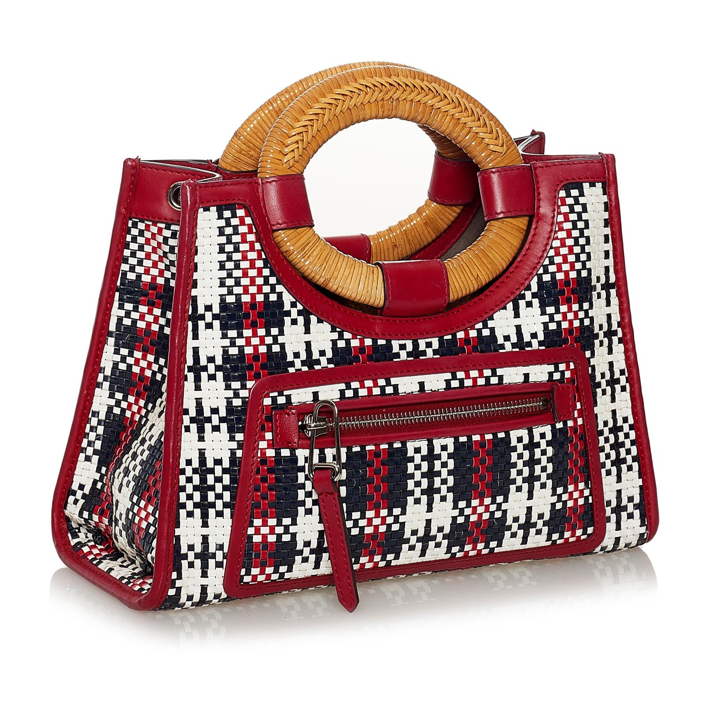 Fendi Runaway Tartan Plaid Satchel Shg Satchel Bag Satchel Shg 33225