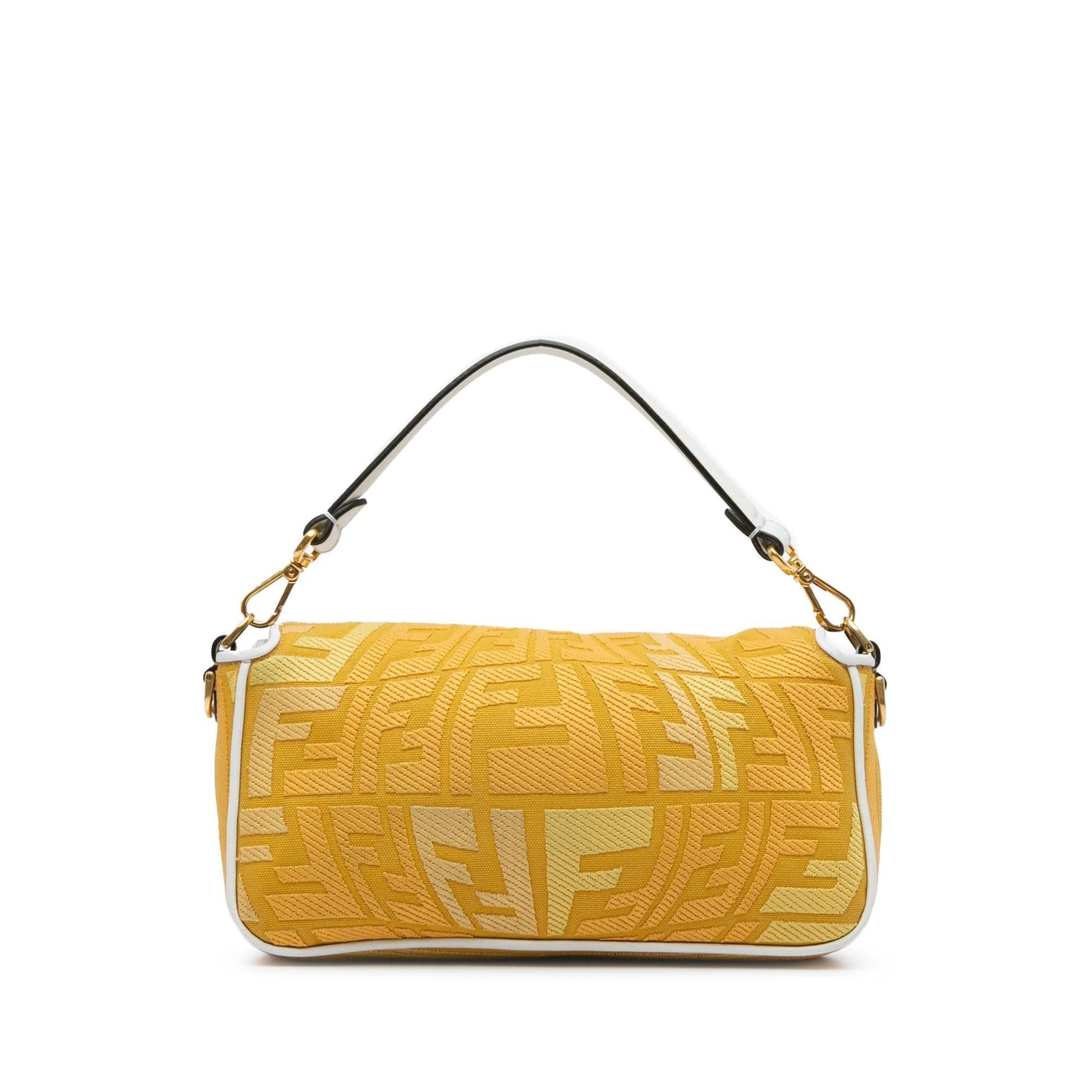 Fendi Sarah Coleman Ff Fisheye Baguette Satchel Canvas Satchel Bag Satchel Shg Wabmgk