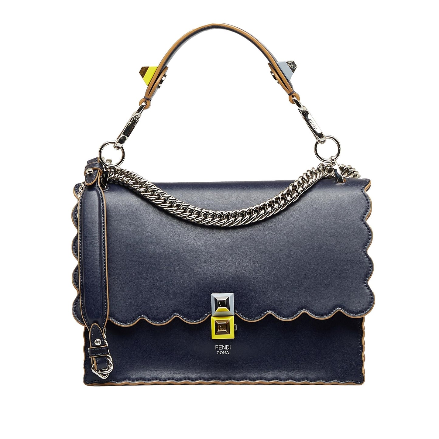Fendi Scalloped Kan Satchel Shg Tuygg3 Satchel Bag