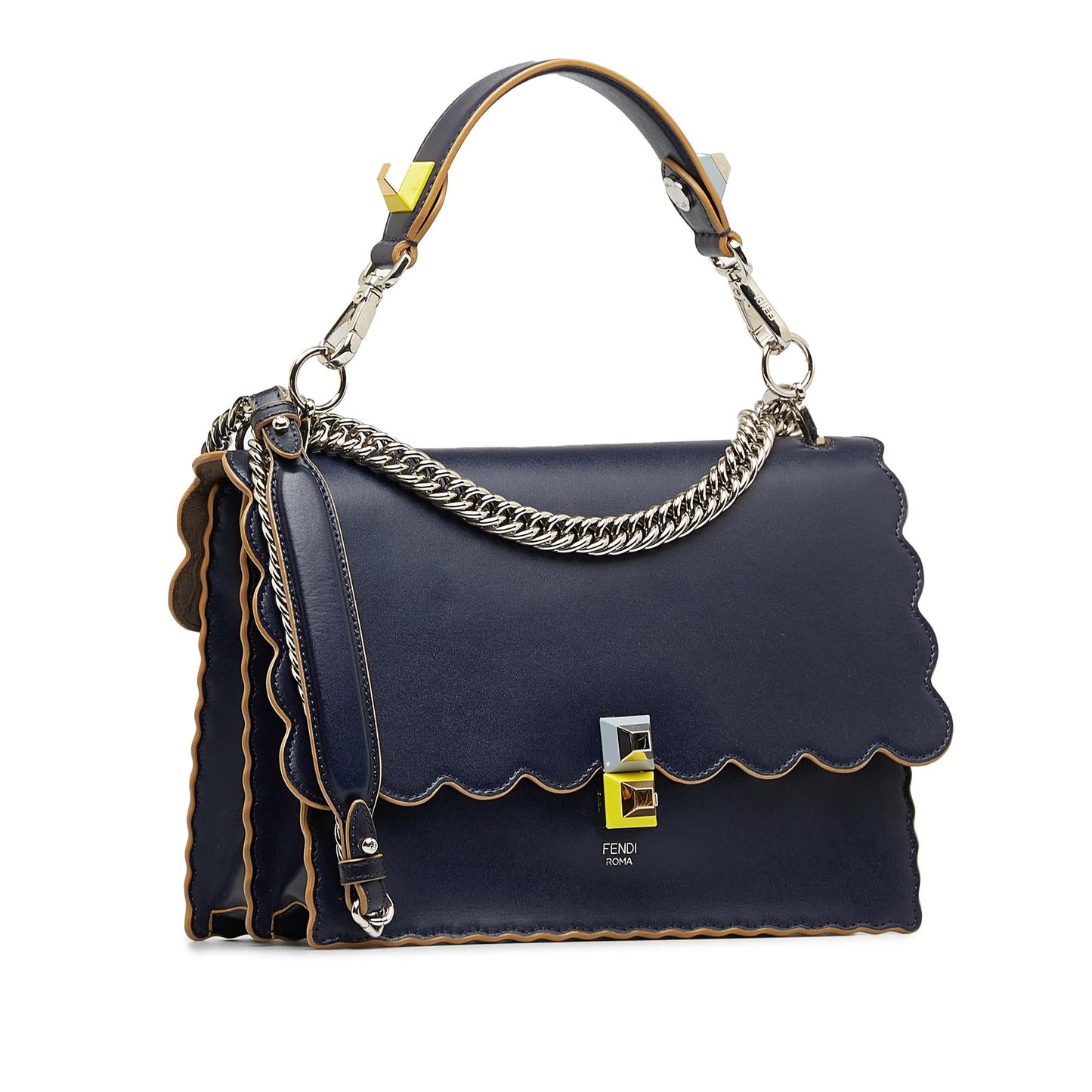 Fendi Scalloped Kan Satchel Shg Tuygg3 Satchel Bag
