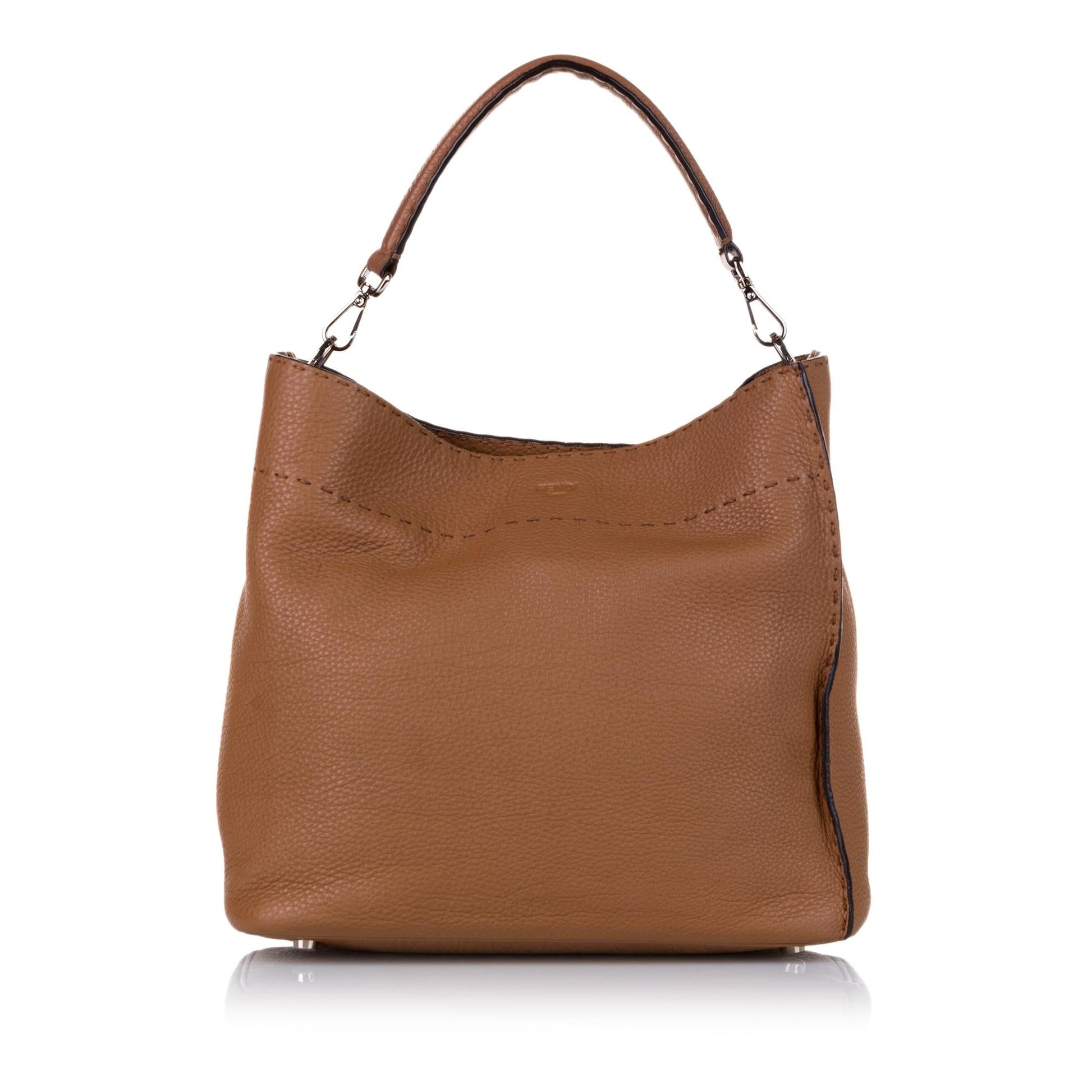 Fendi Selleria Anna Satchel Shg Leather Satchel Bag