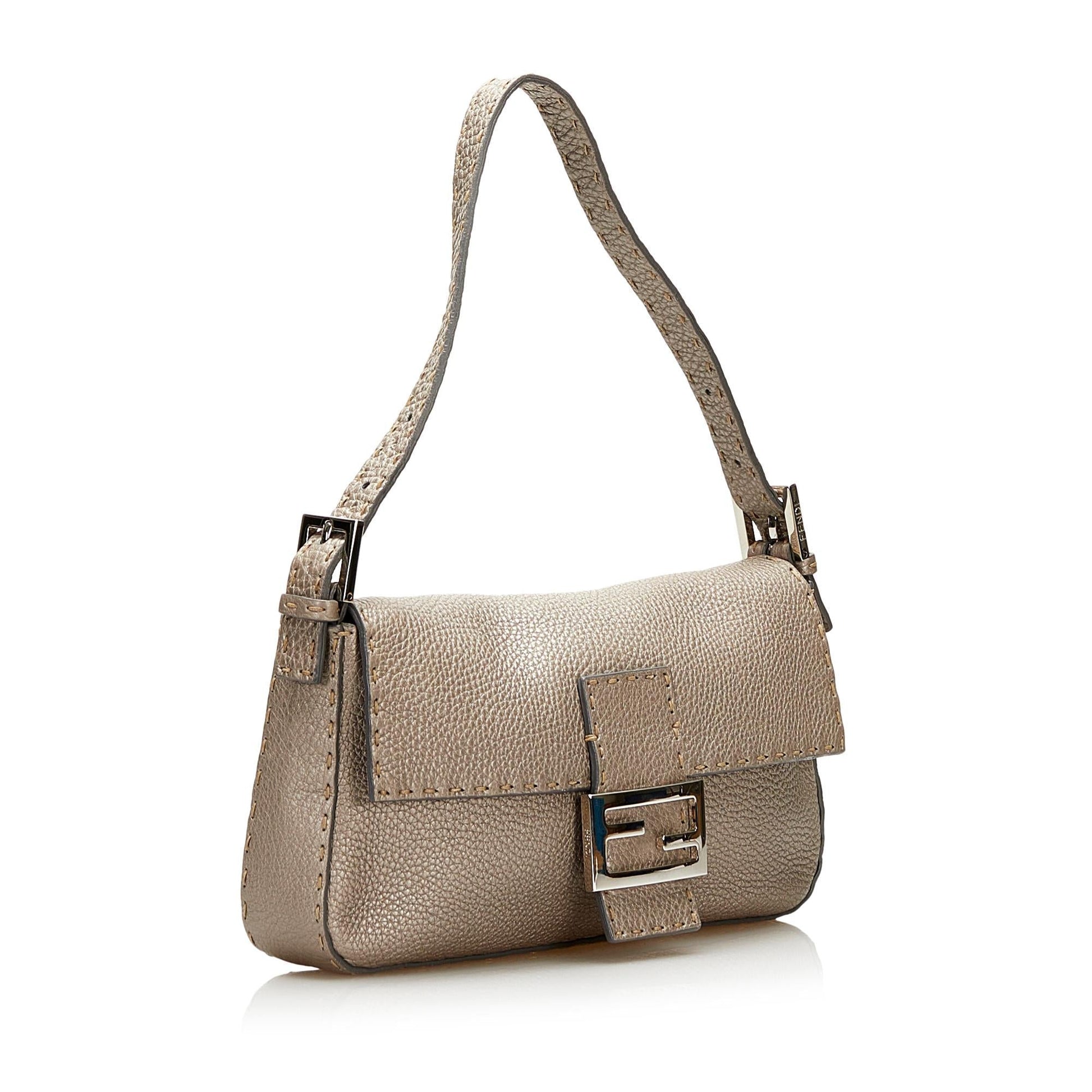 Fendi Selleria Baguette Shg Handbag Shoulder Bag