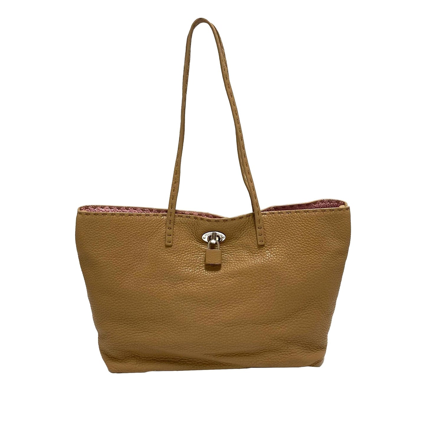 Fendi Selleria Carla Tote Bag Shg Leather
