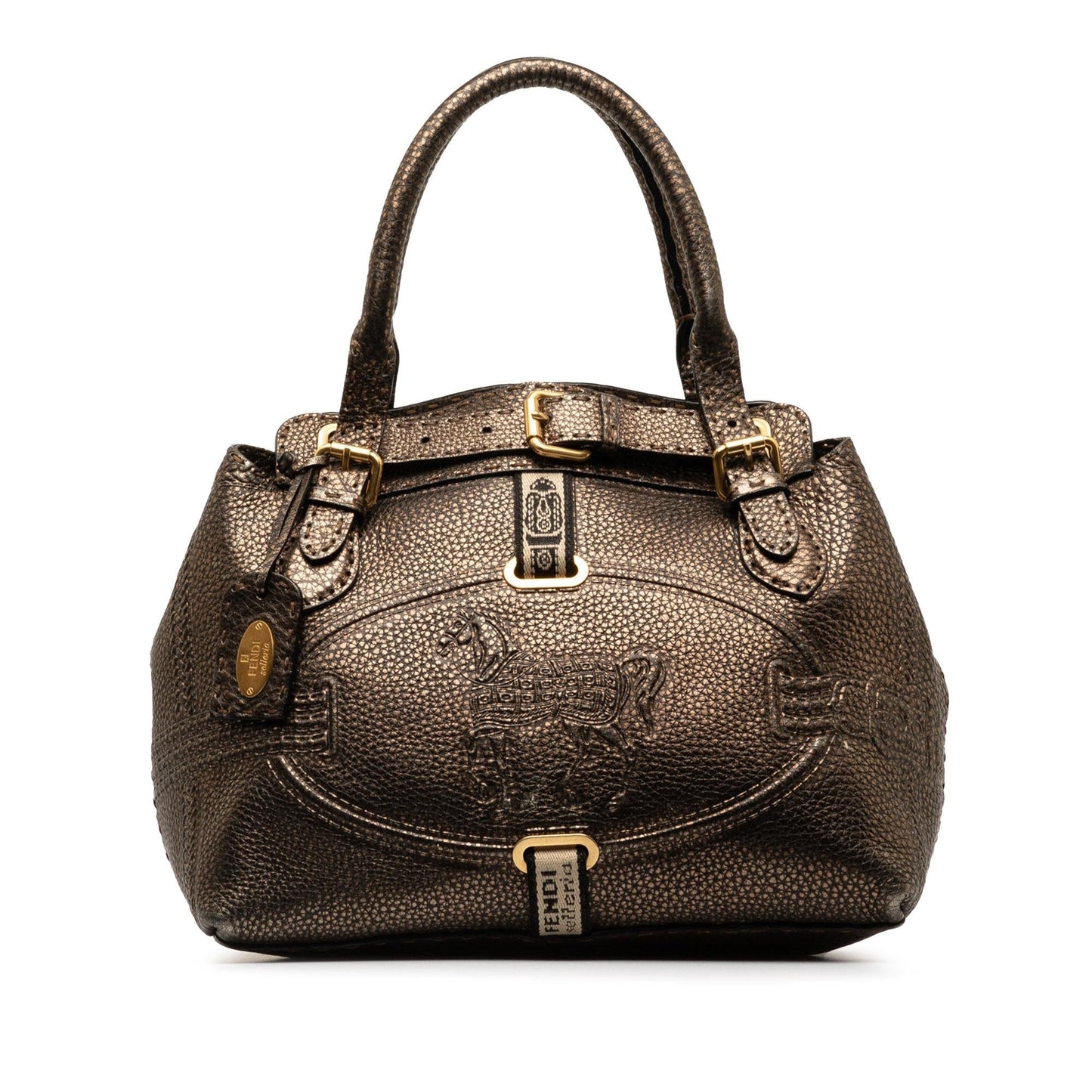 Fendi Selleria Grand Borghese Handbag Shg Fsctsq Satchel Bag