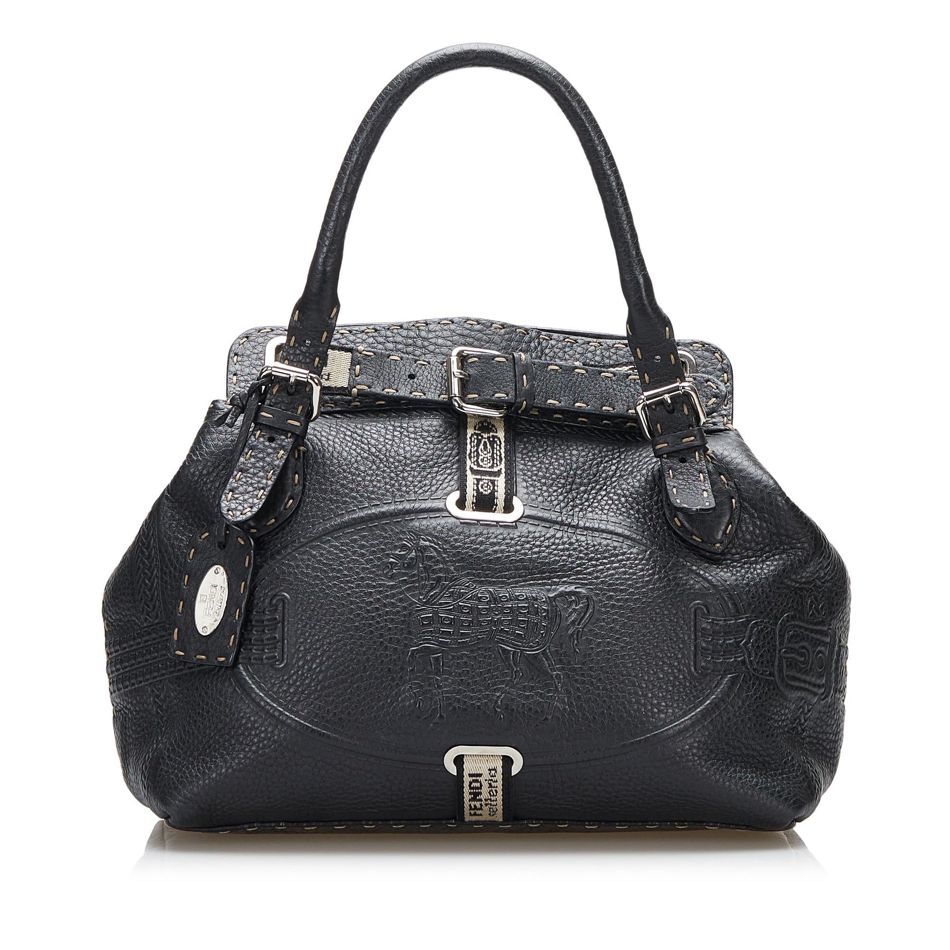 Fendi Selleria Grand Borghese Shg Tote Bag
