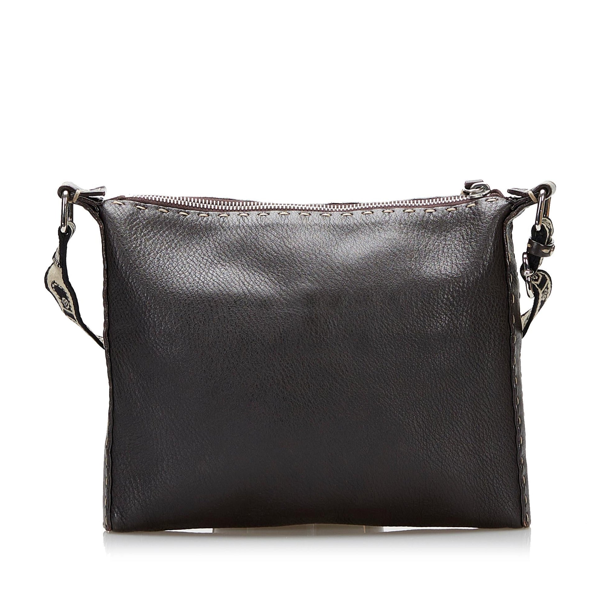 Fendi Selleria Crossbody Bag Shg Leather