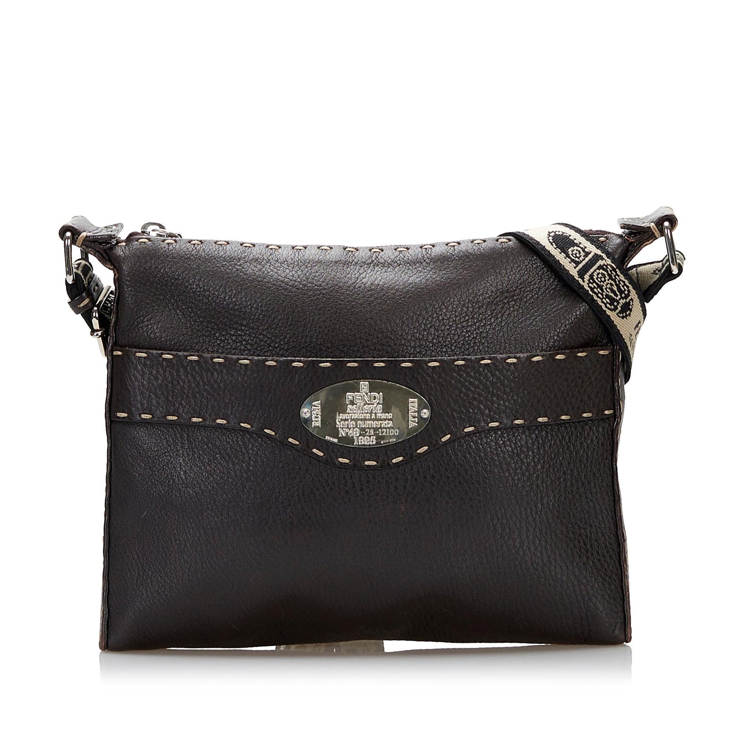 Fendi Selleria Crossbody Bag Shg Leather