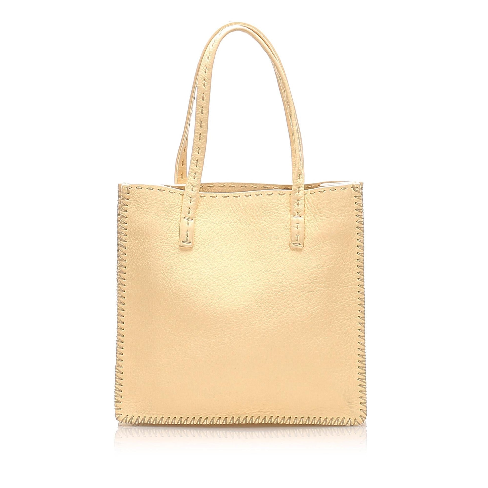 Fendi Selleria Handbag Shg Leather Satchel Bag