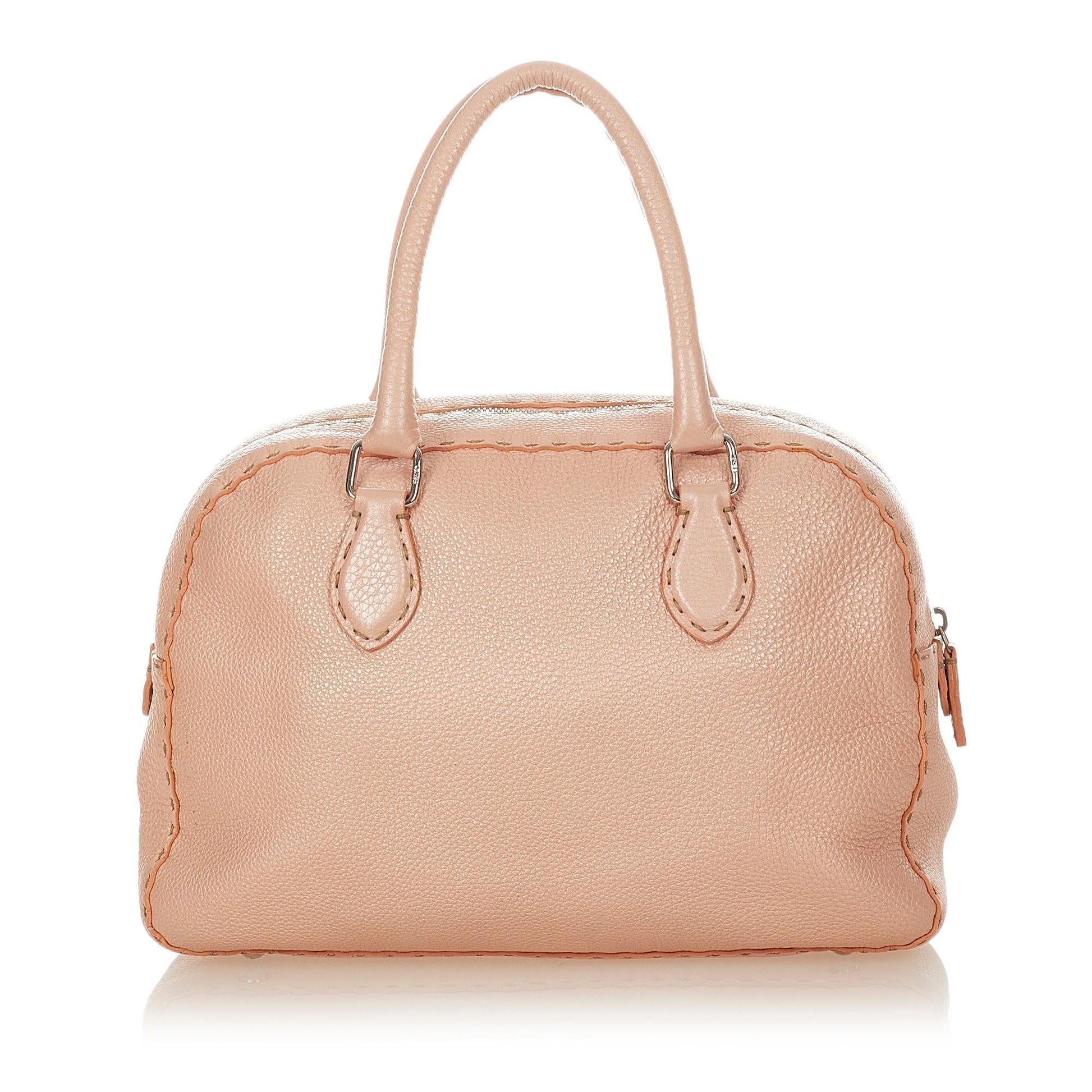Fendi Selleria Handbag Shg Leather Satchel Bag Handbag Shg 26622
