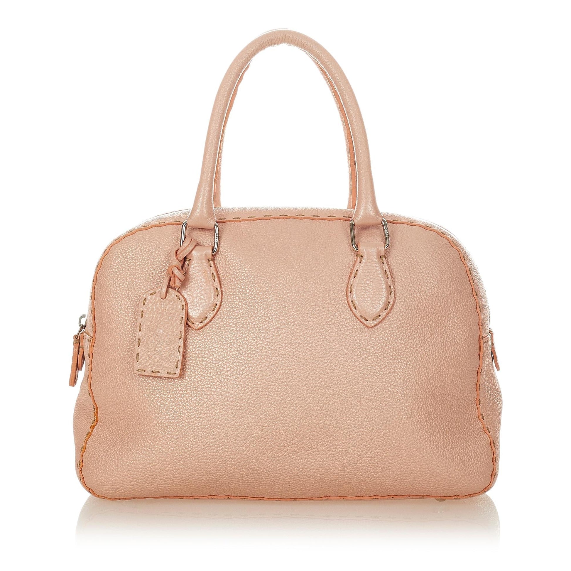 Fendi Selleria Handbag Shg Leather Satchel Bag Handbag Shg 26622