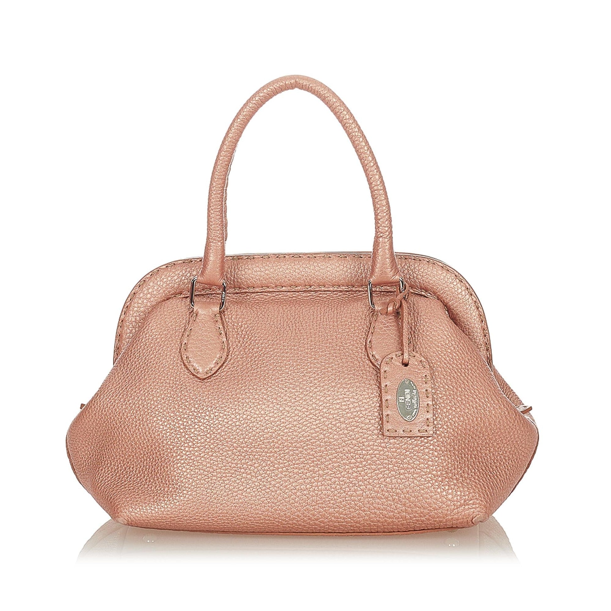 Fendi Selleria Handbag Shg Leather Satchel Bag Handbag Shg 31769